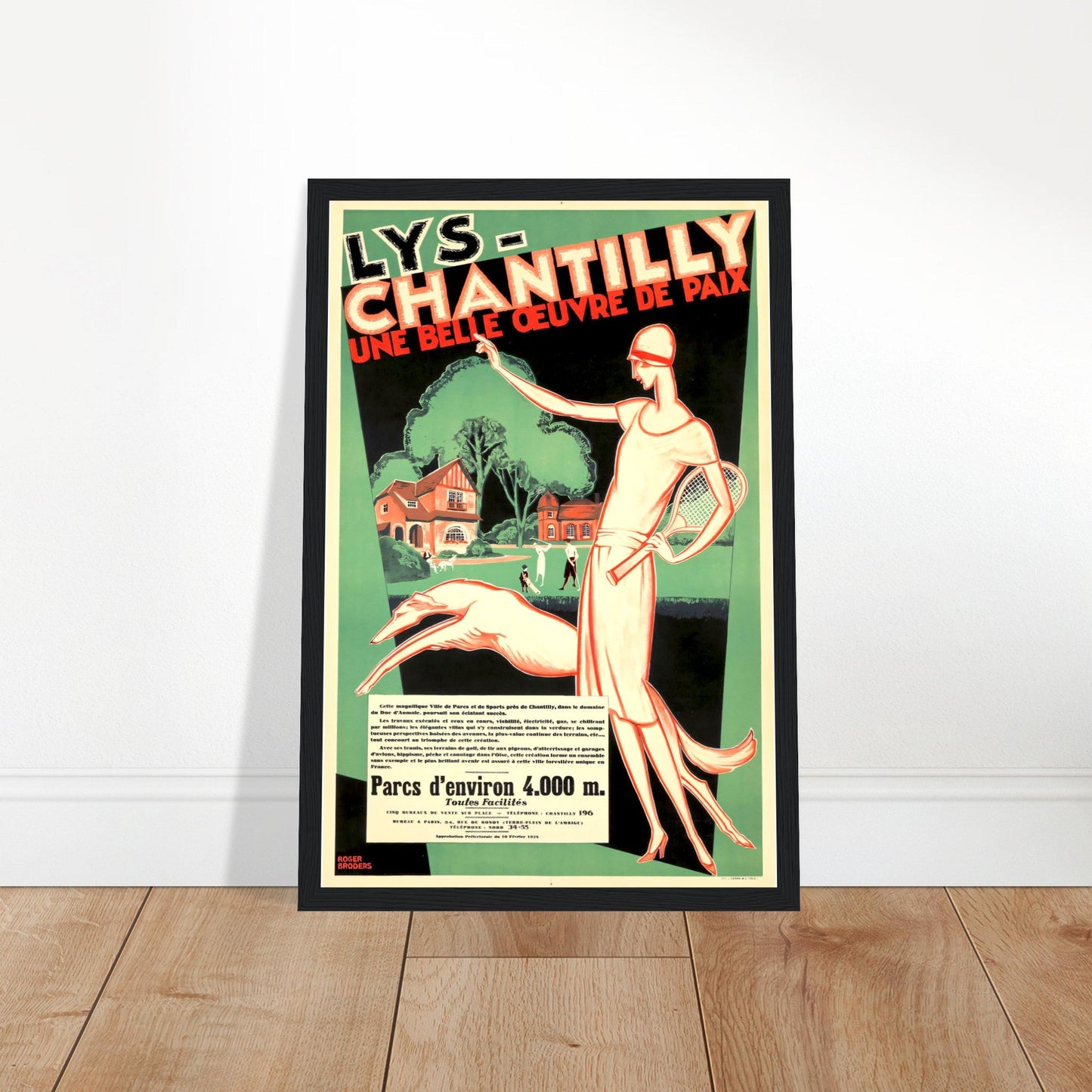 Chantilly Vintage Poster Reprint On Premium Matte Paper - Posterify