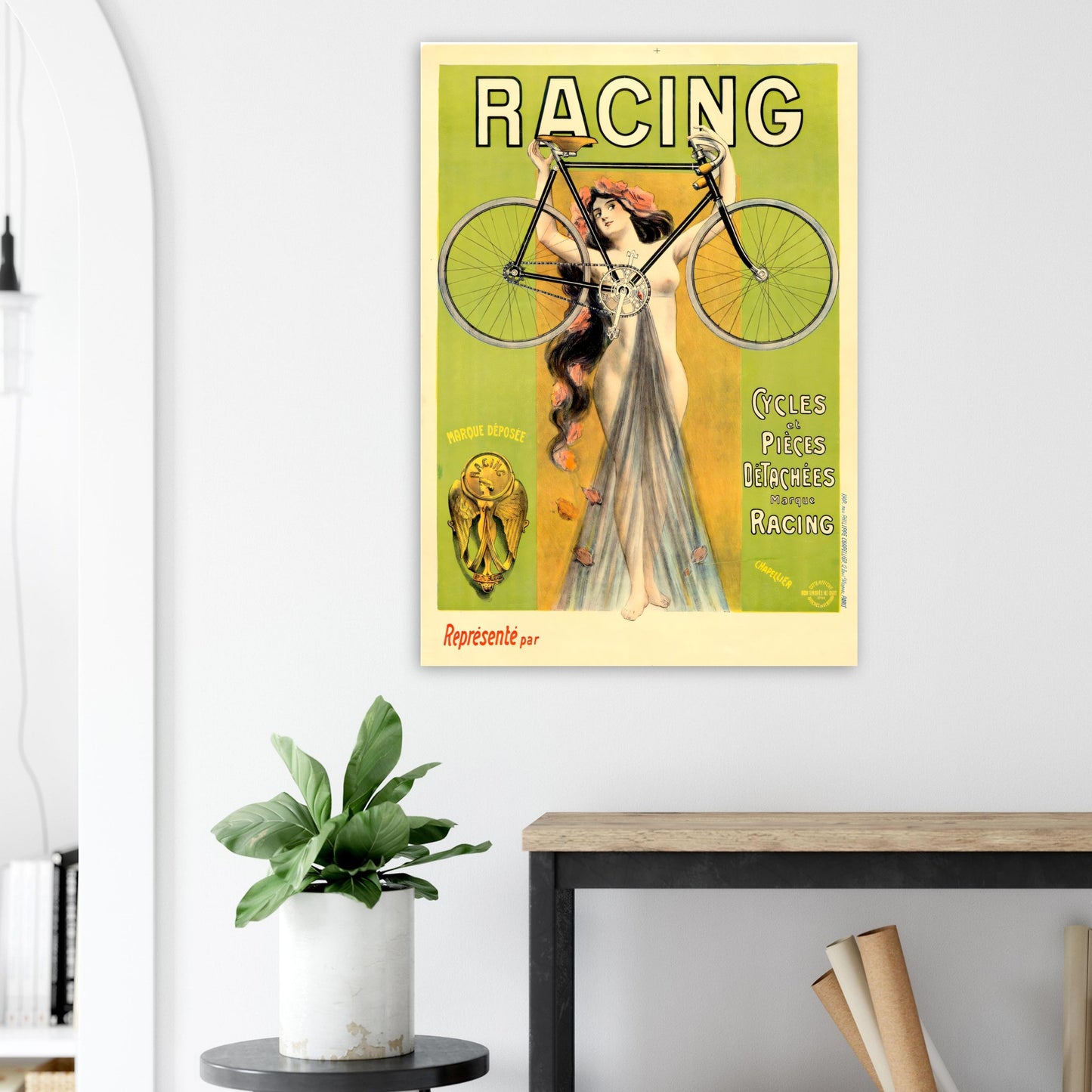 Chappellier Cycles Vintage poster reprint on Premium Matte Paper - Posterify