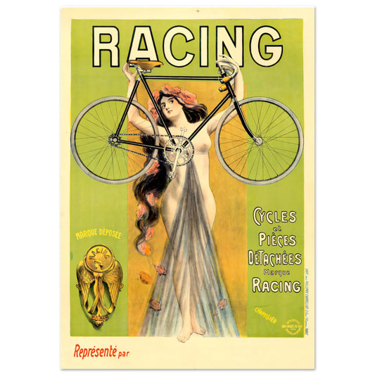 Chappellier Cycles Vintage poster reprint on Premium Matte Paper - Posterify