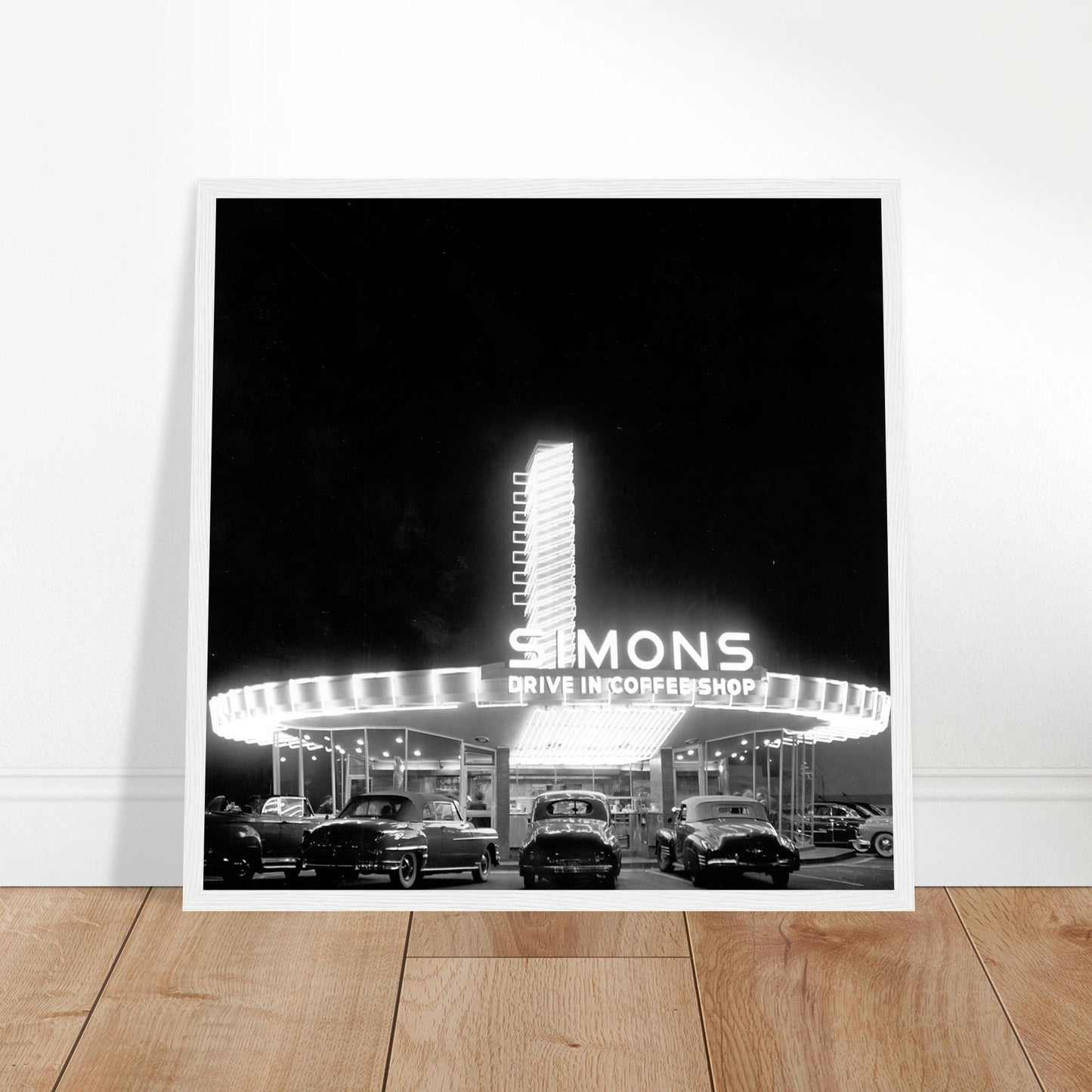 Circa Drive in L.A 1953 Wall art - Posterify