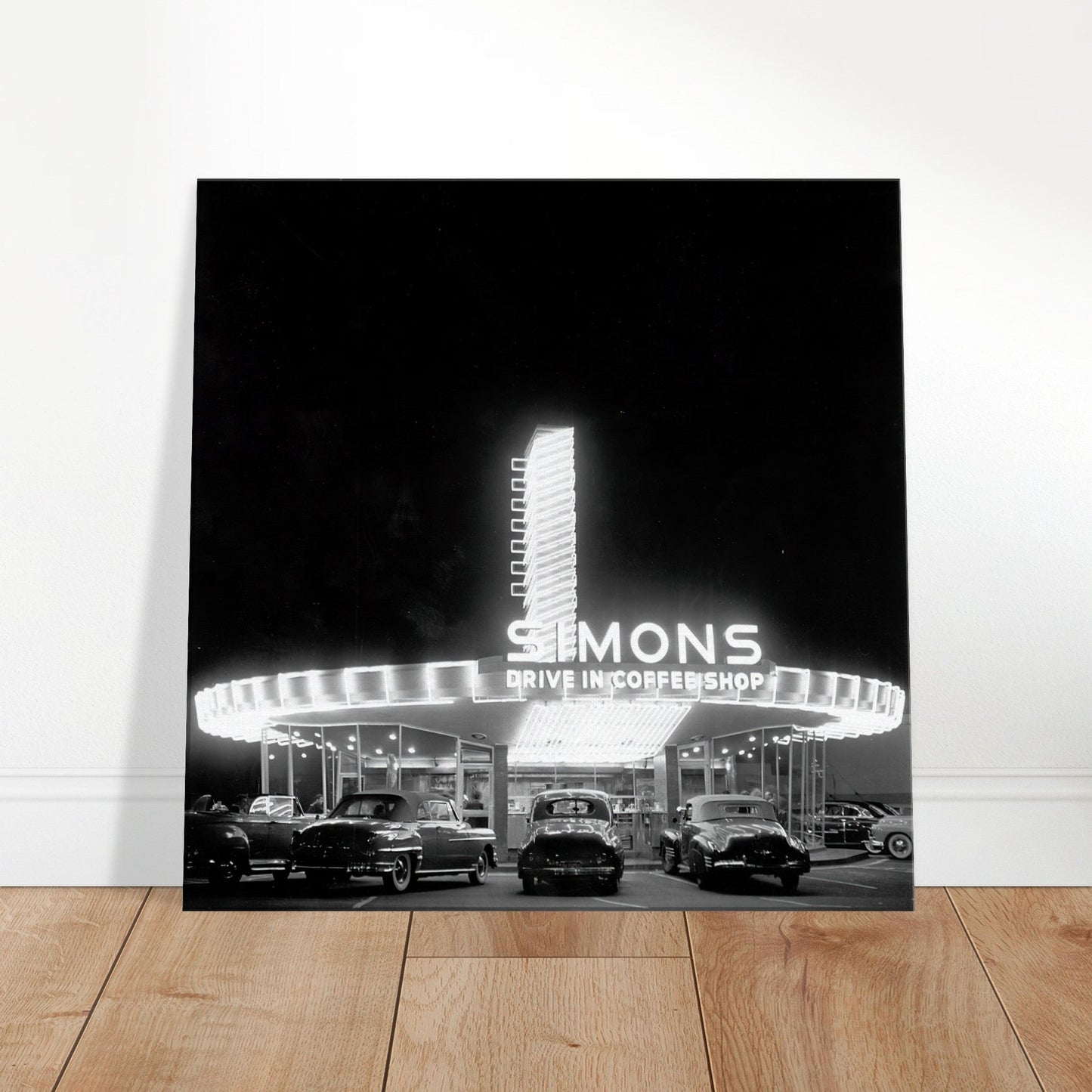 Circa Drive in L.A 1953 Wall art - Posterify