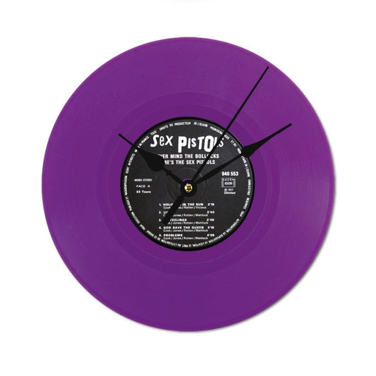 Clock, Sex Pistols Vinyl Record, Wood (Customize a clock on request) - Posterify