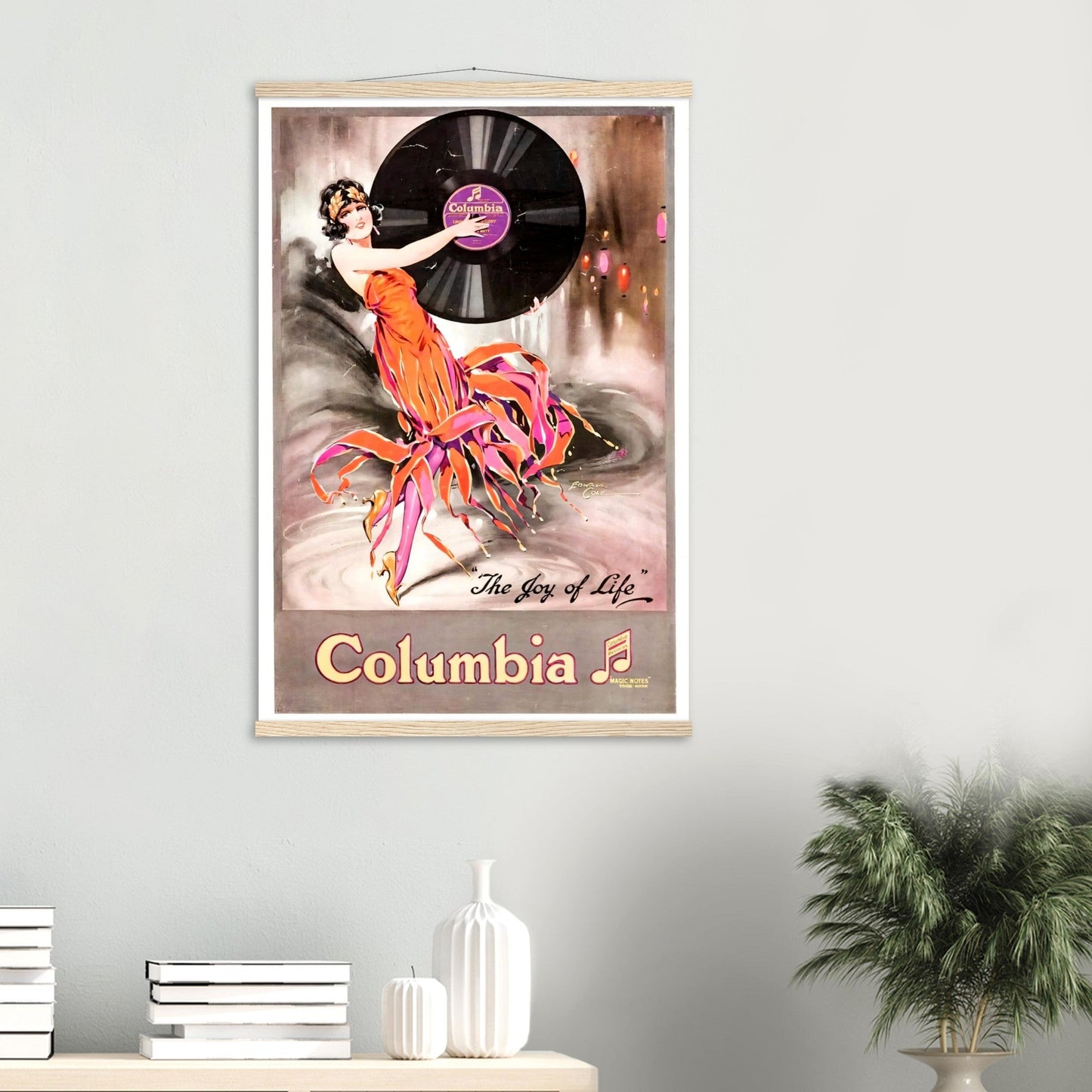 Columbia Vintage Poster Reprint on Premium Matte Paper - Posterify