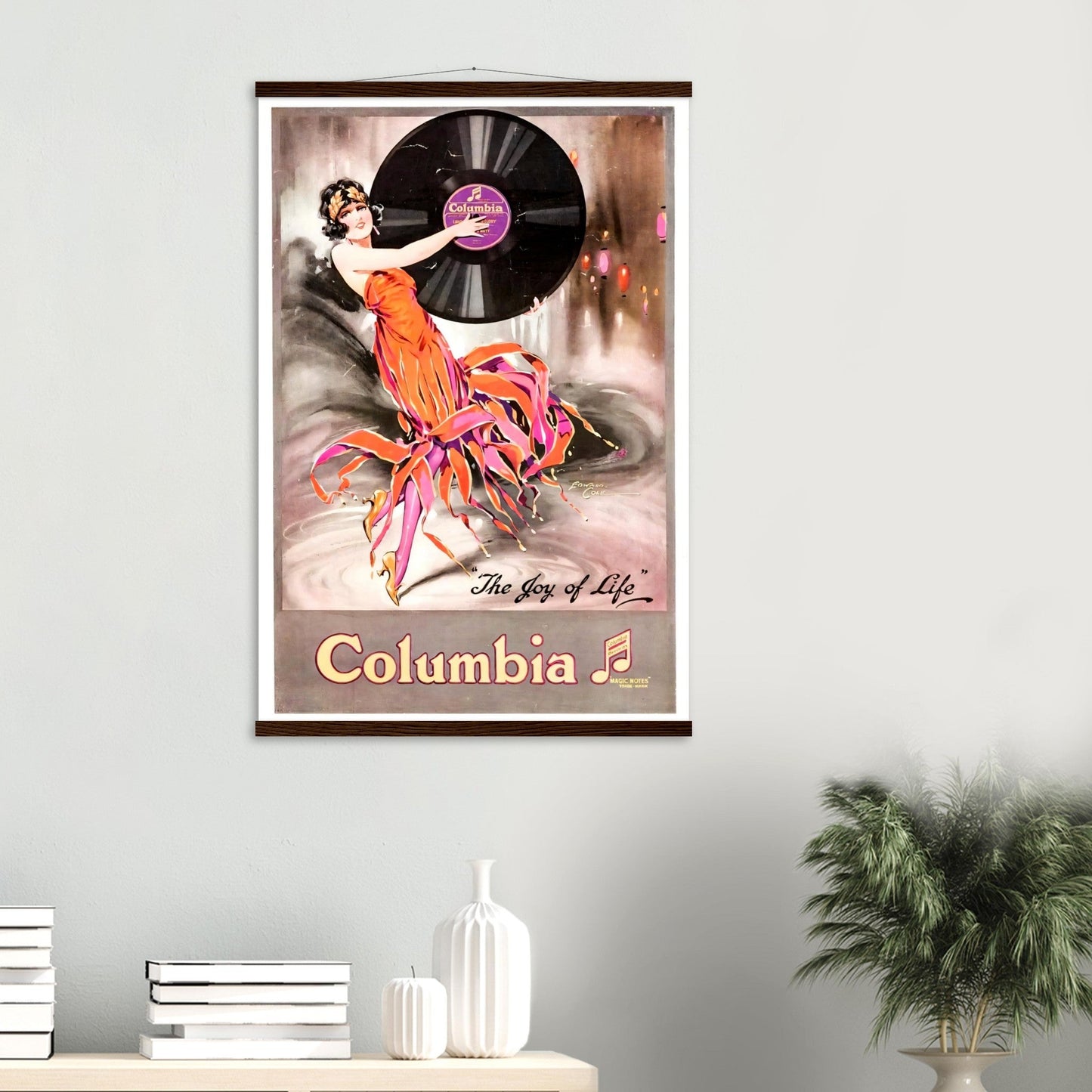 Columbia Vintage Poster Reprint on Premium Matte Paper - Posterify