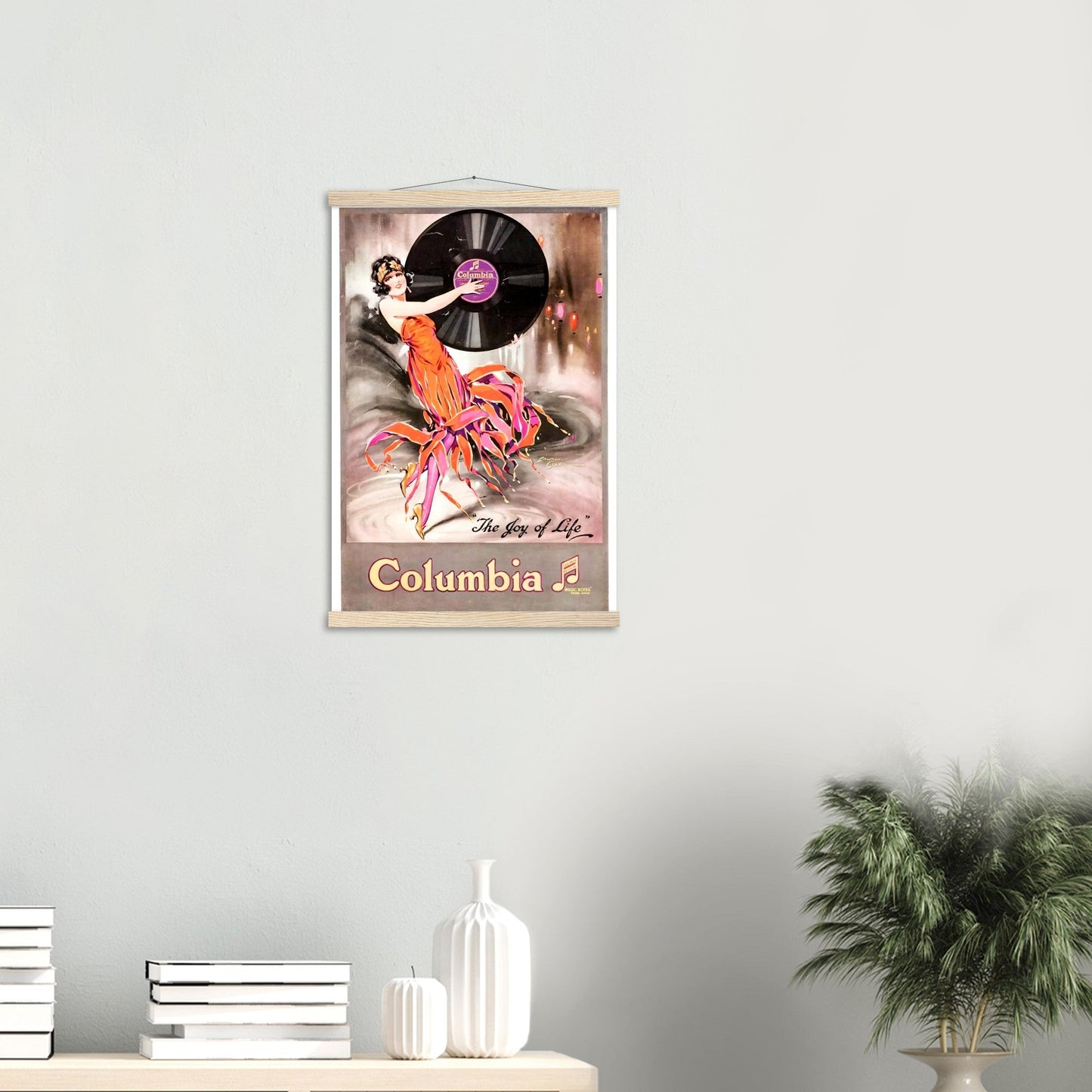 Columbia Vintage Poster Reprint on Premium Matte Paper - Posterify