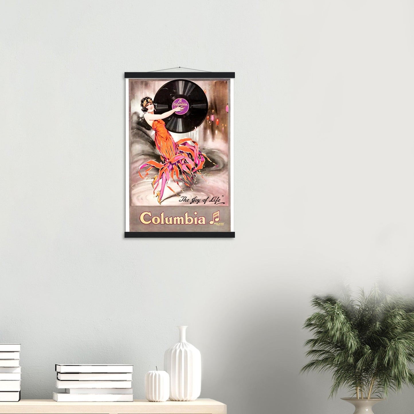 Columbia Vintage Poster Reprint on Premium Matte Paper - Posterify