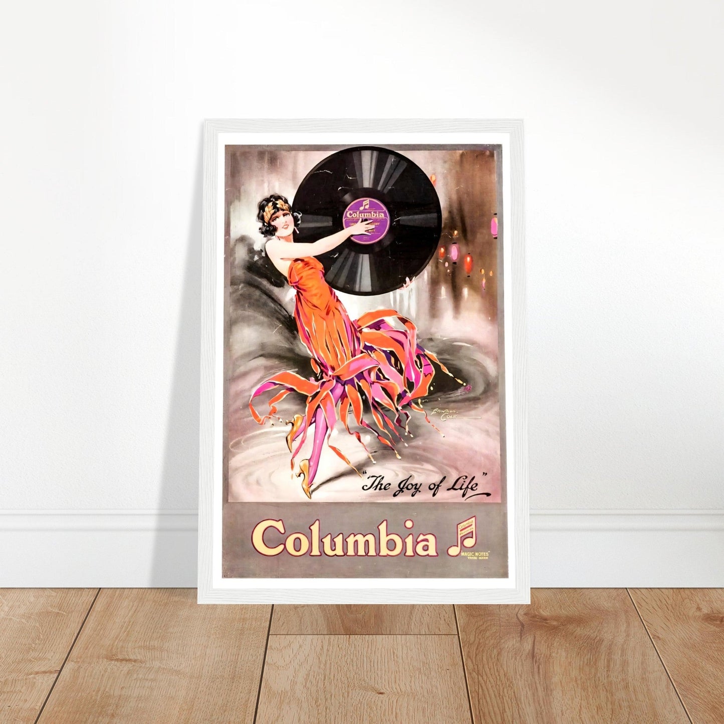 Columbia Vintage Poster Reprint on Premium Matte Paper - Posterify