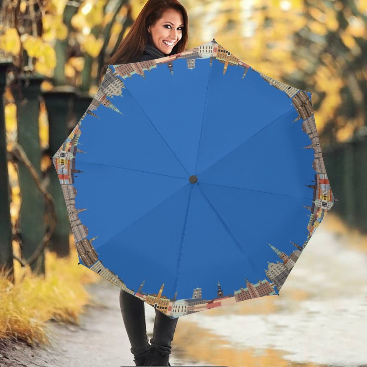 Copenhagen Skyline Umbrella - Posterify