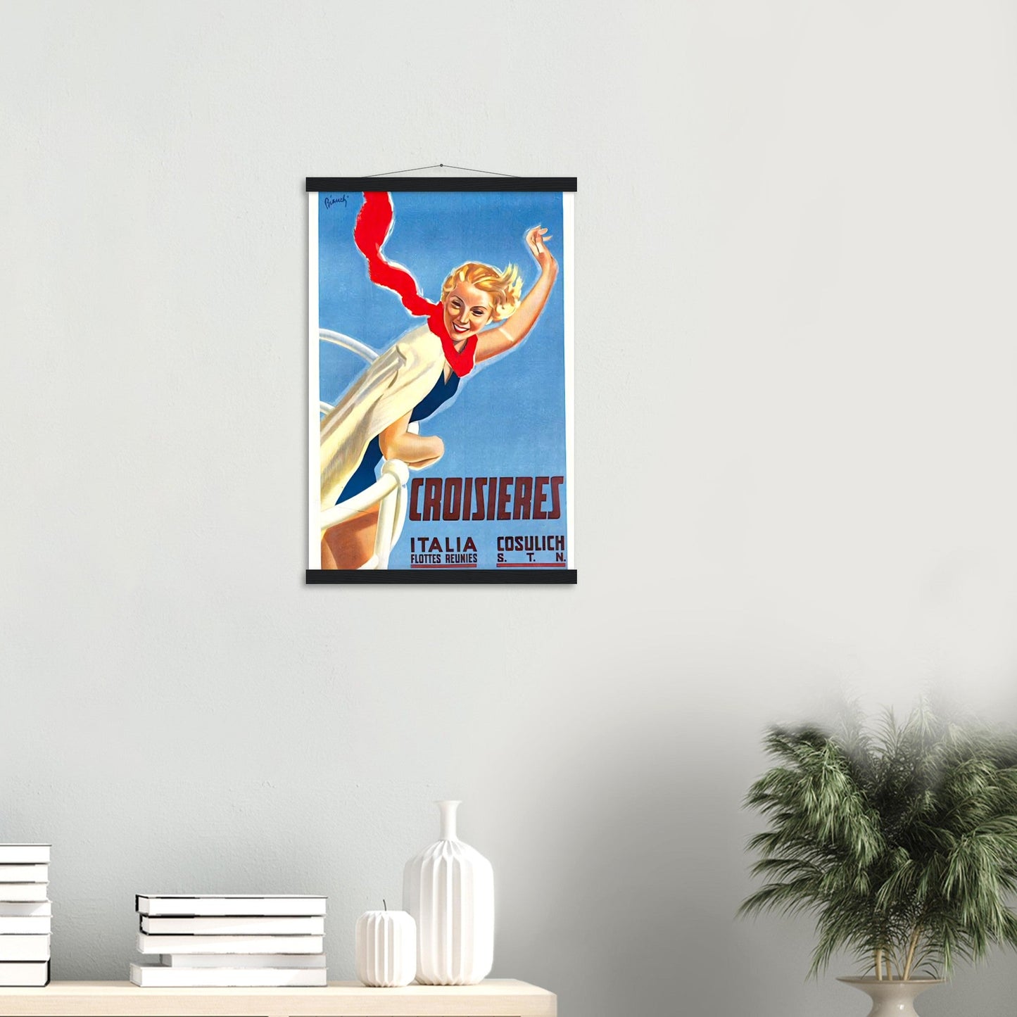 Croisieres Vintage Poster Reprint on Premium Matte Paper - Posterify