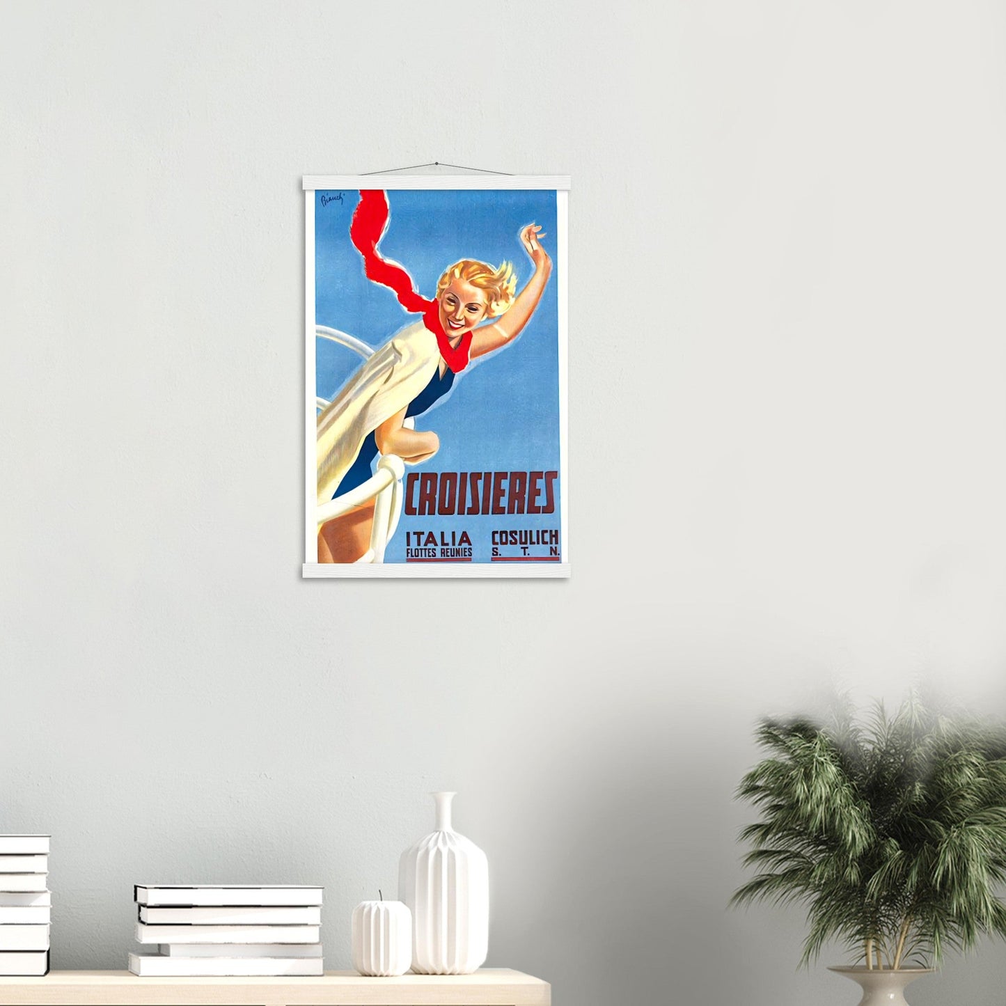 Croisieres Vintage Poster Reprint on Premium Matte Paper - Posterify