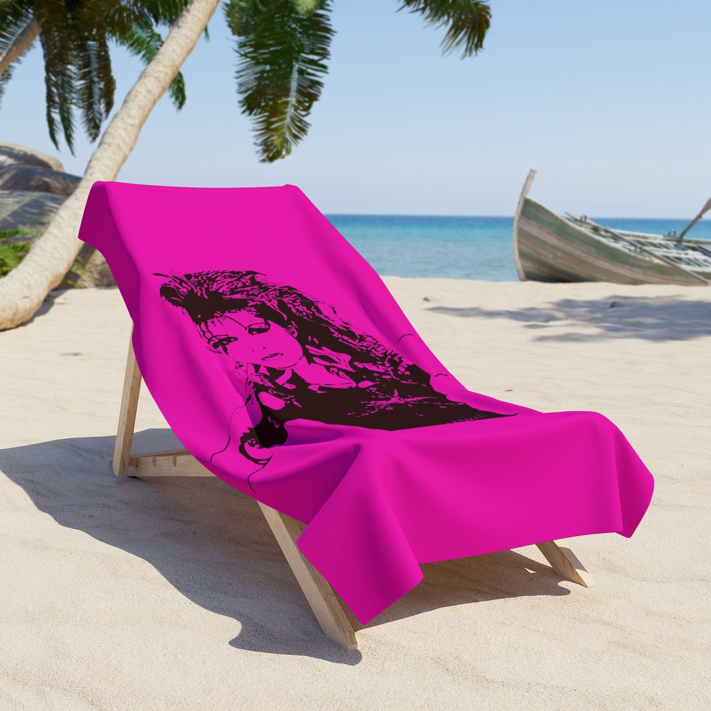 Cyndi Lauper Beach Towel - Posterify