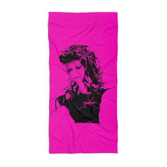 Cyndi Lauper Beach Towel - Posterify