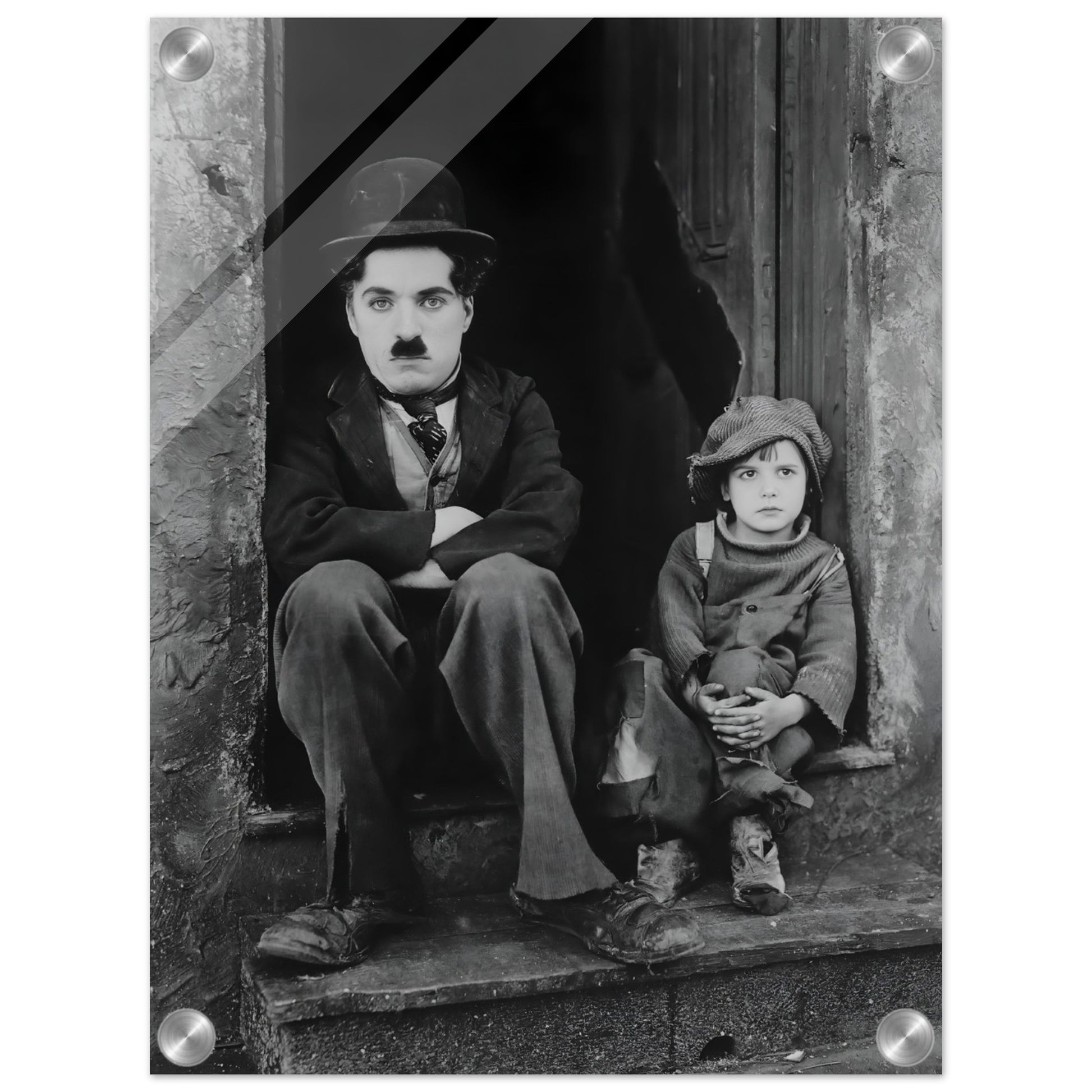 Charlie Chaplin, 'The Kid' Movie from 1921 - Posterify