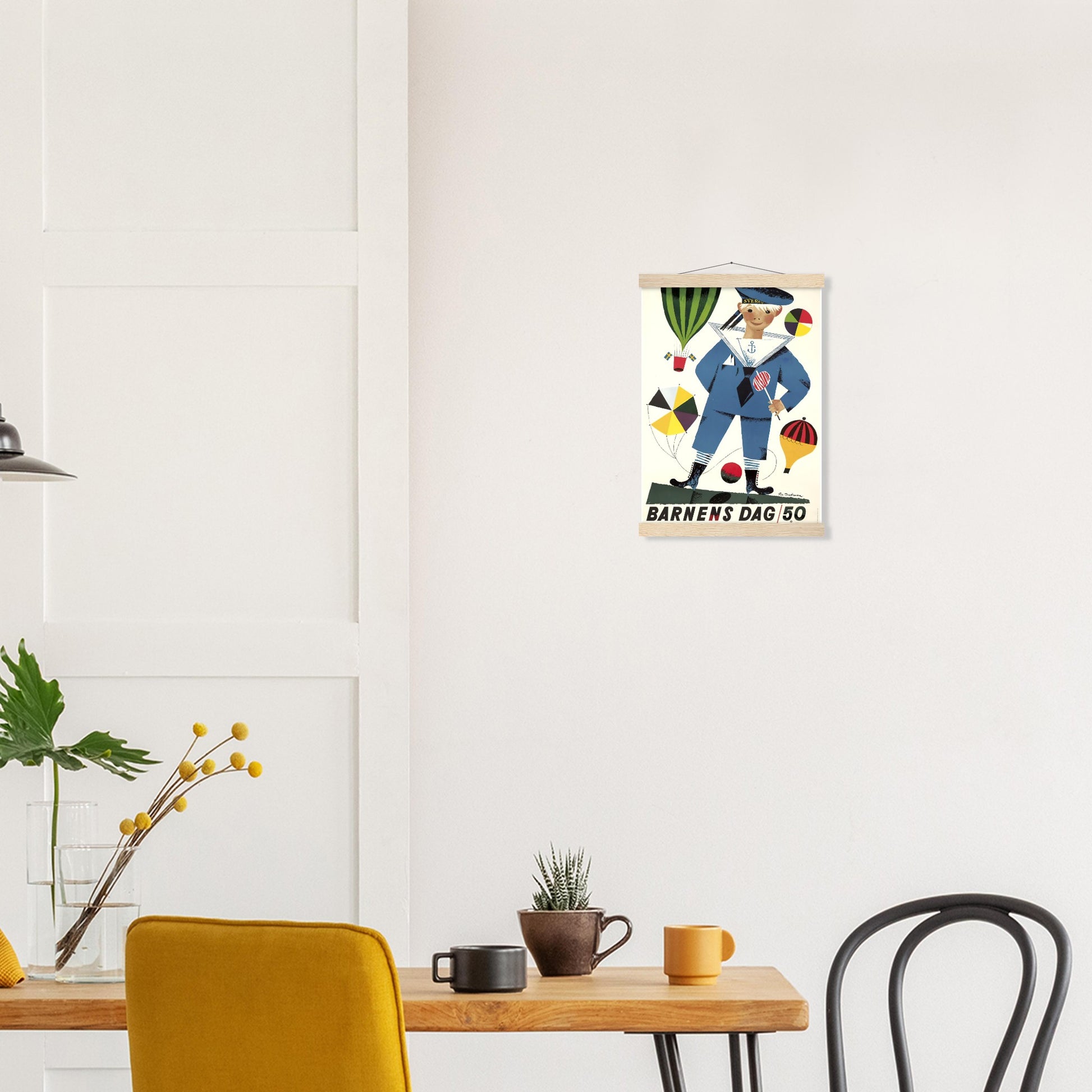 Barnens dag Vintage Poster Reprint on Premium Matte Paper - Posterify