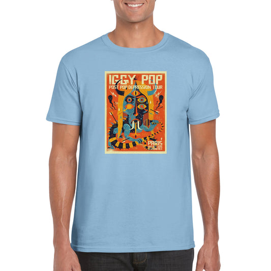 Iggy Pop Classic Unisex Crewneck T-shirt - Posterify