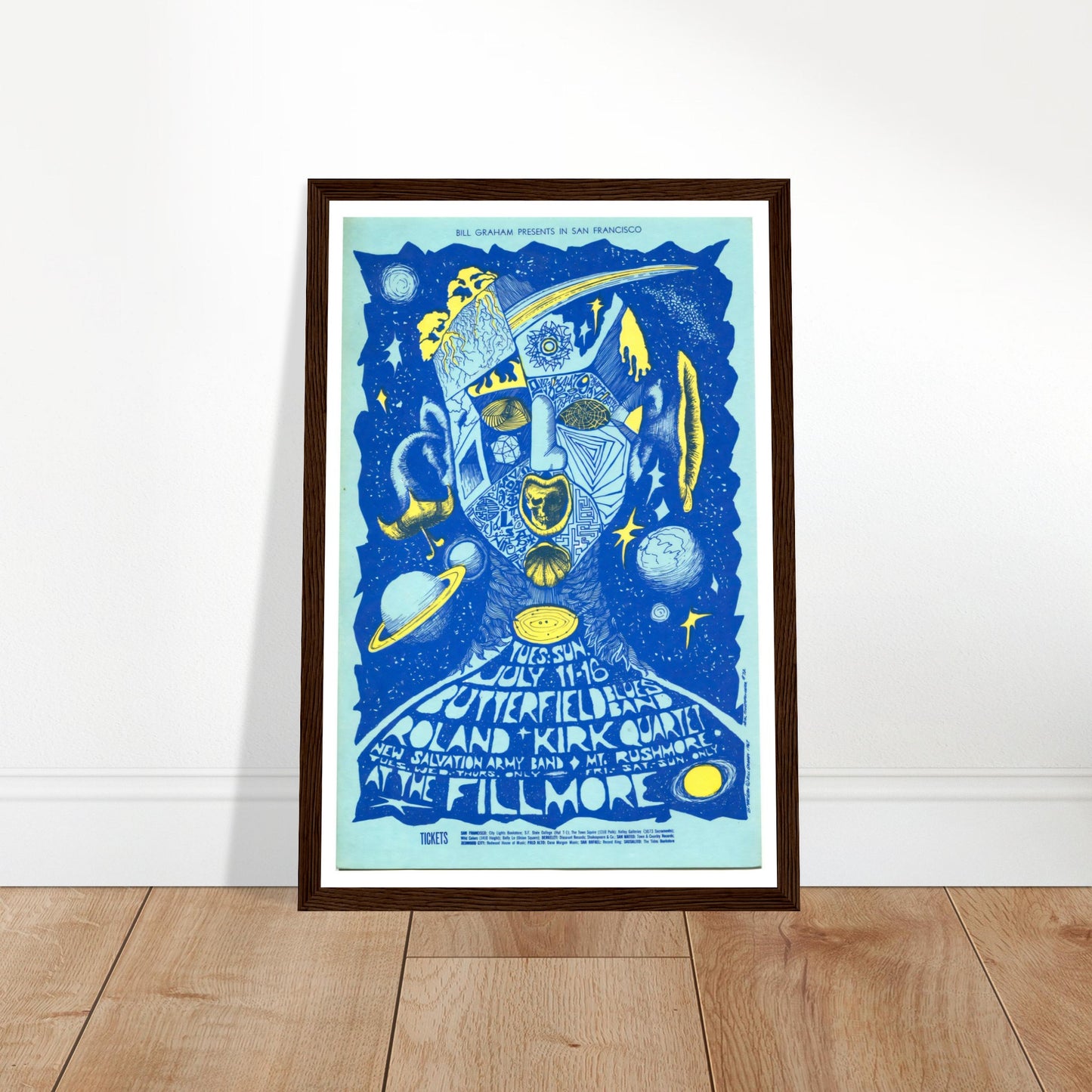 Vintage Poster Reprint, Butterfield Blues Band, Wall Art on Premium Paper - Posterify