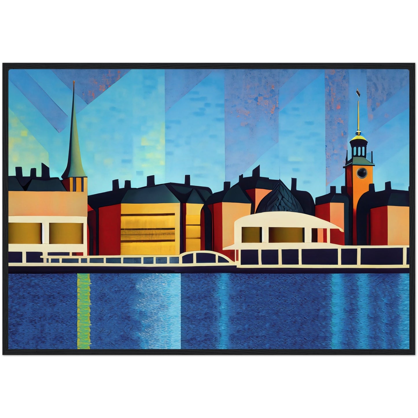 Art Deco Stockholm by Posterify Design 70x100cm - Posterify