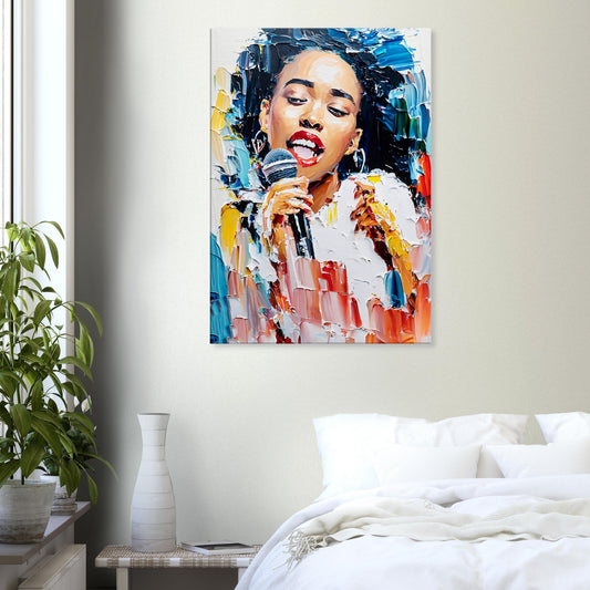 Canvas Print Singer #2 abstract art by Posterify design