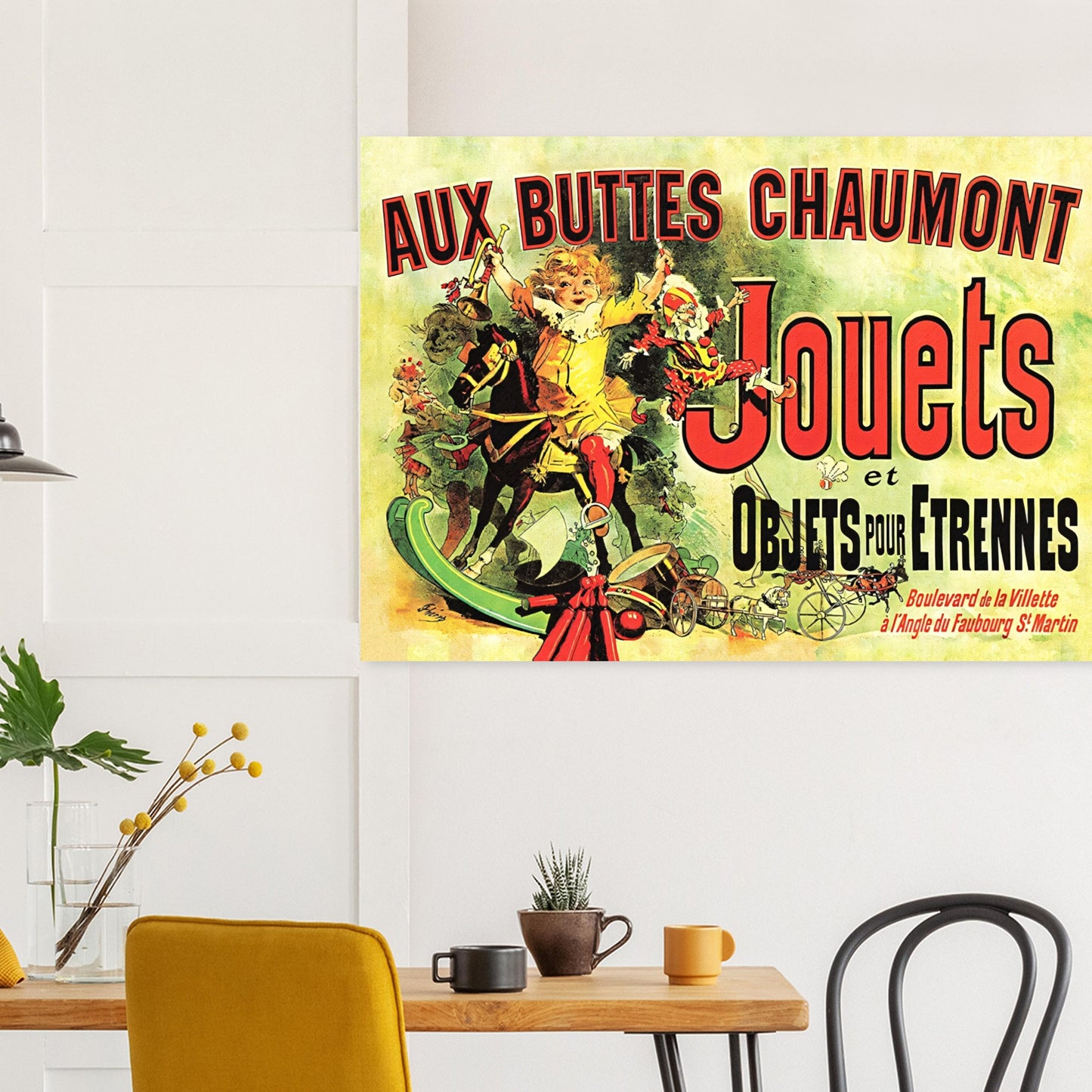 Friends Monica Geller's Apartment Vintage Poster Reprint Aux Buttes