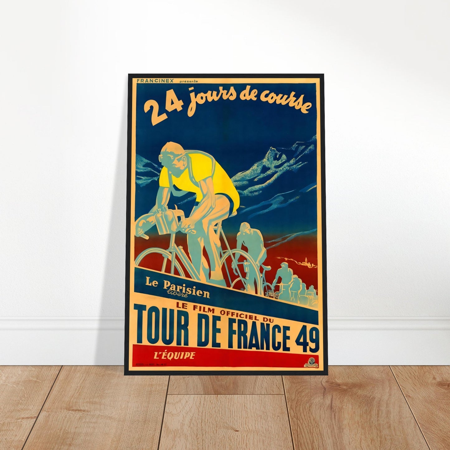 Tour De France, Vintage Poster Reprint on Premium Matte Paper