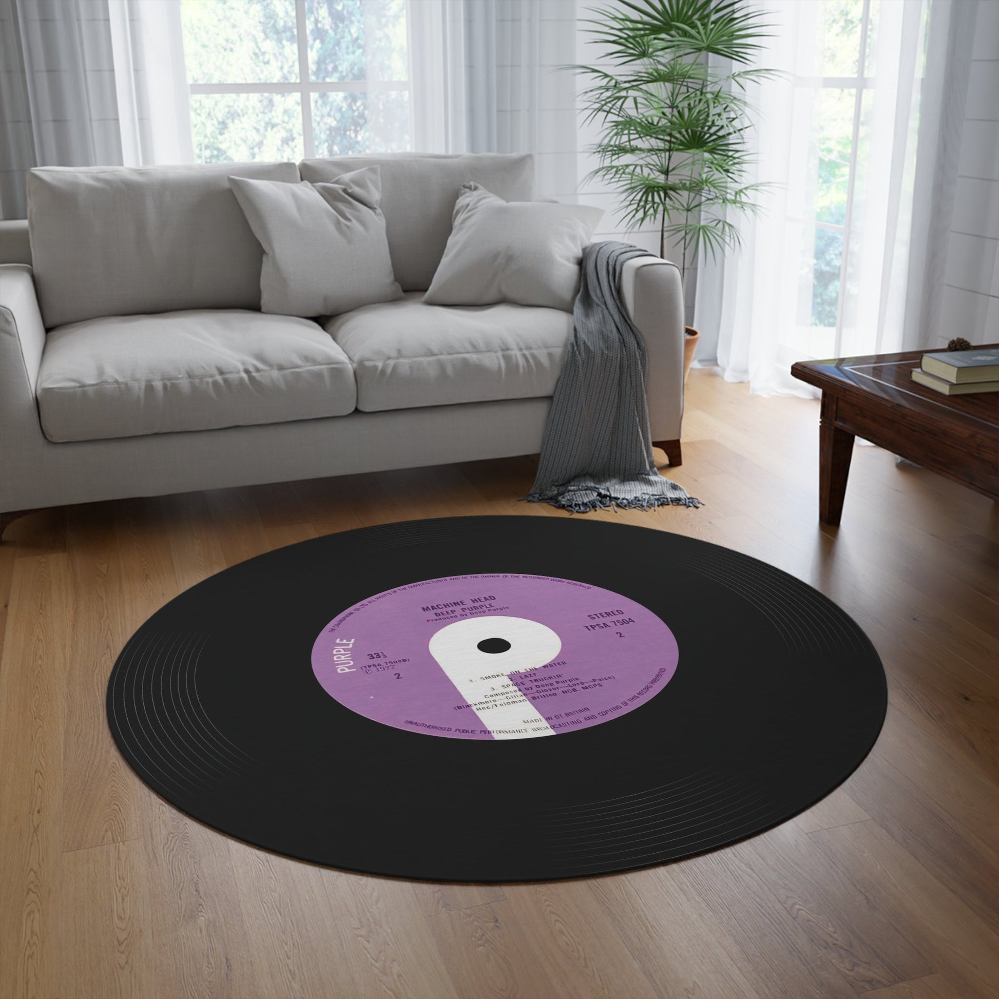 Deep Purple, Machine Head, Vinyl Record Mat (Customize a mat on request) - Posterify