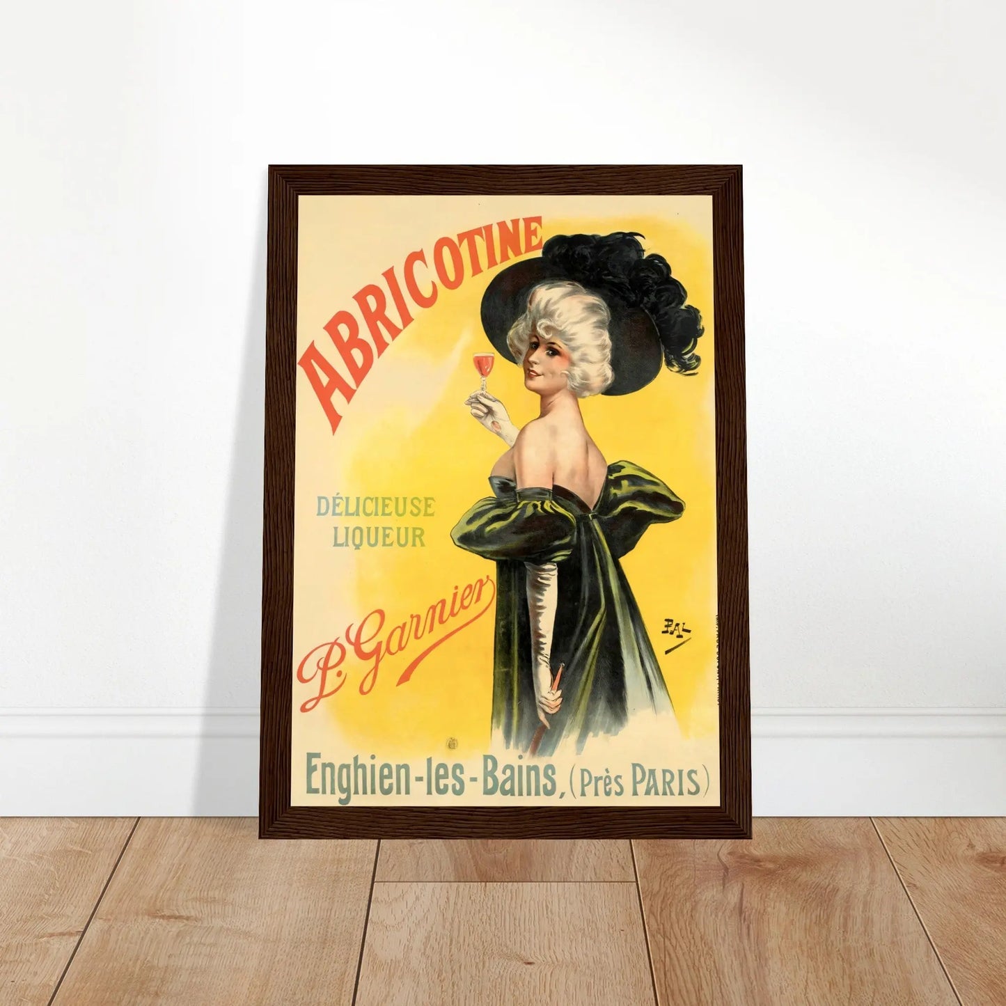 Abricotine Vintage Poster reprint on premium matte paper - Posterify