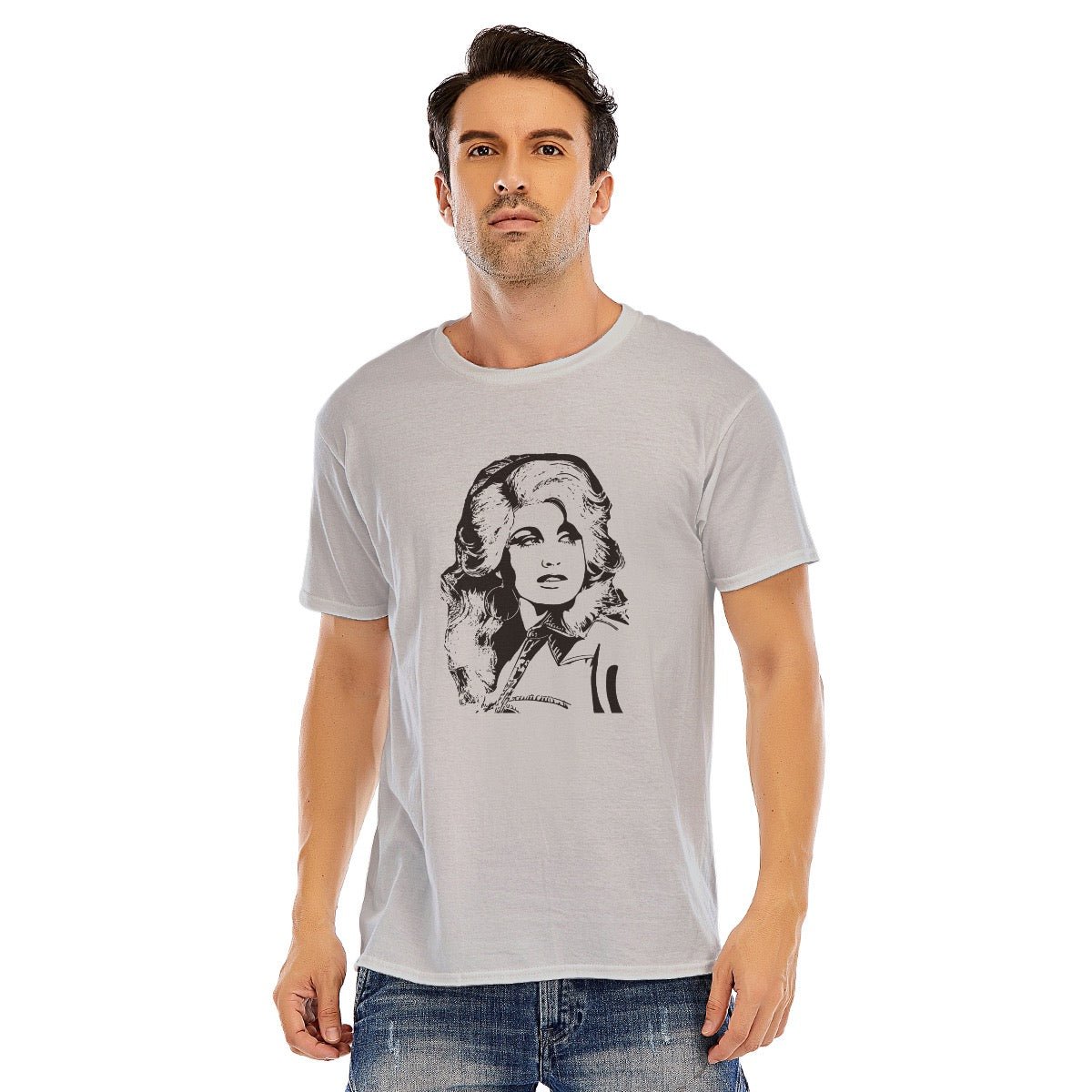 Dolly Parton Unisex O - neck Short Sleeve T - shirt | 180GSM Cotton (DTF) - Posterify