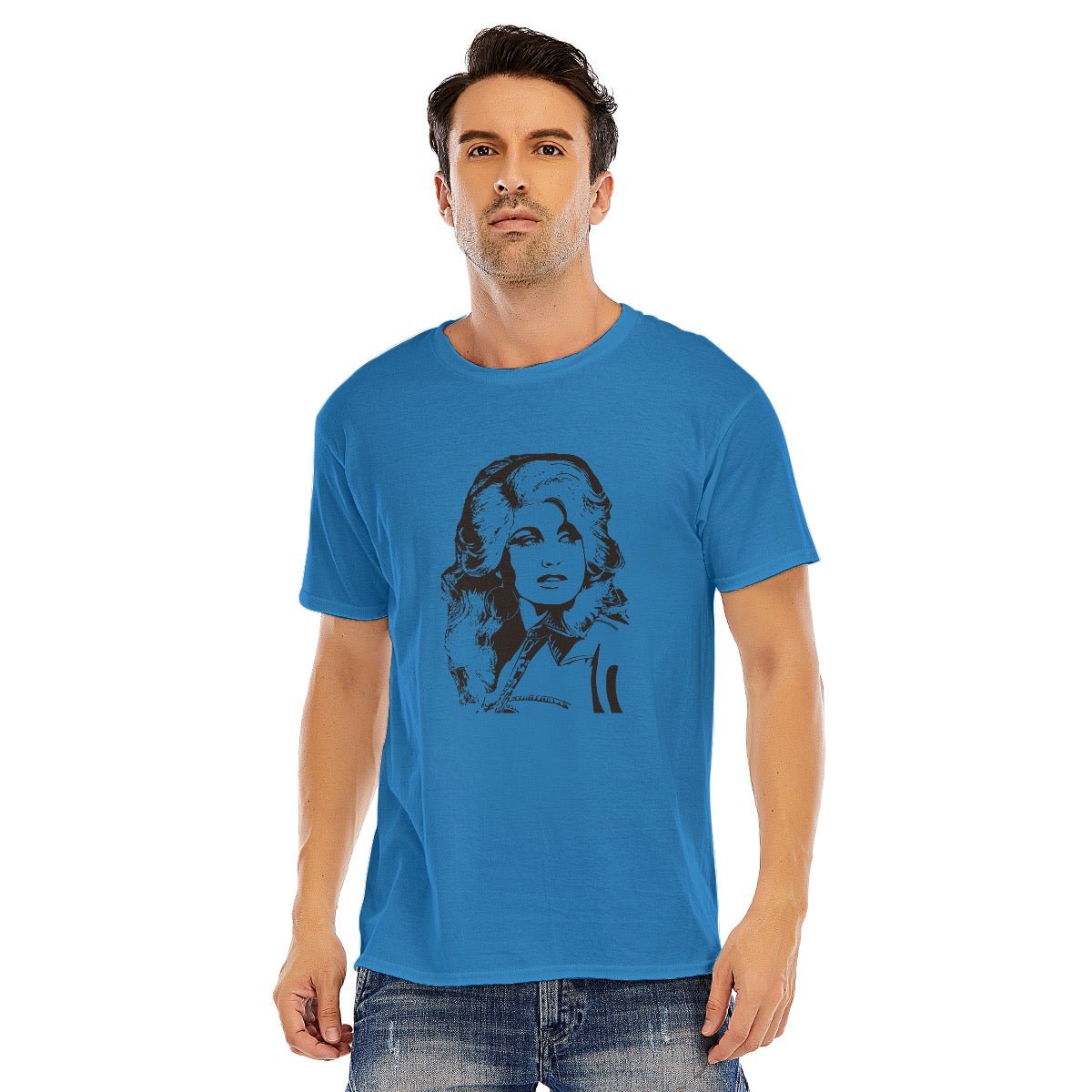 Dolly Parton Unisex O - neck Short Sleeve T - shirt | 180GSM Cotton (DTF) - Posterify