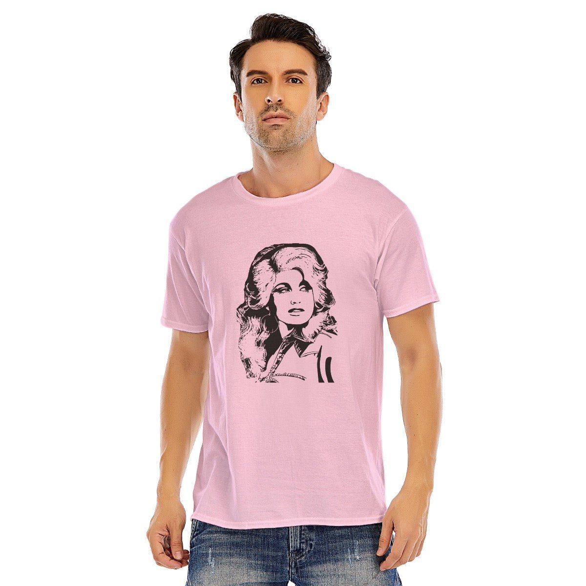 Dolly Parton Unisex O - neck Short Sleeve T - shirt | 180GSM Cotton (DTF) - Posterify