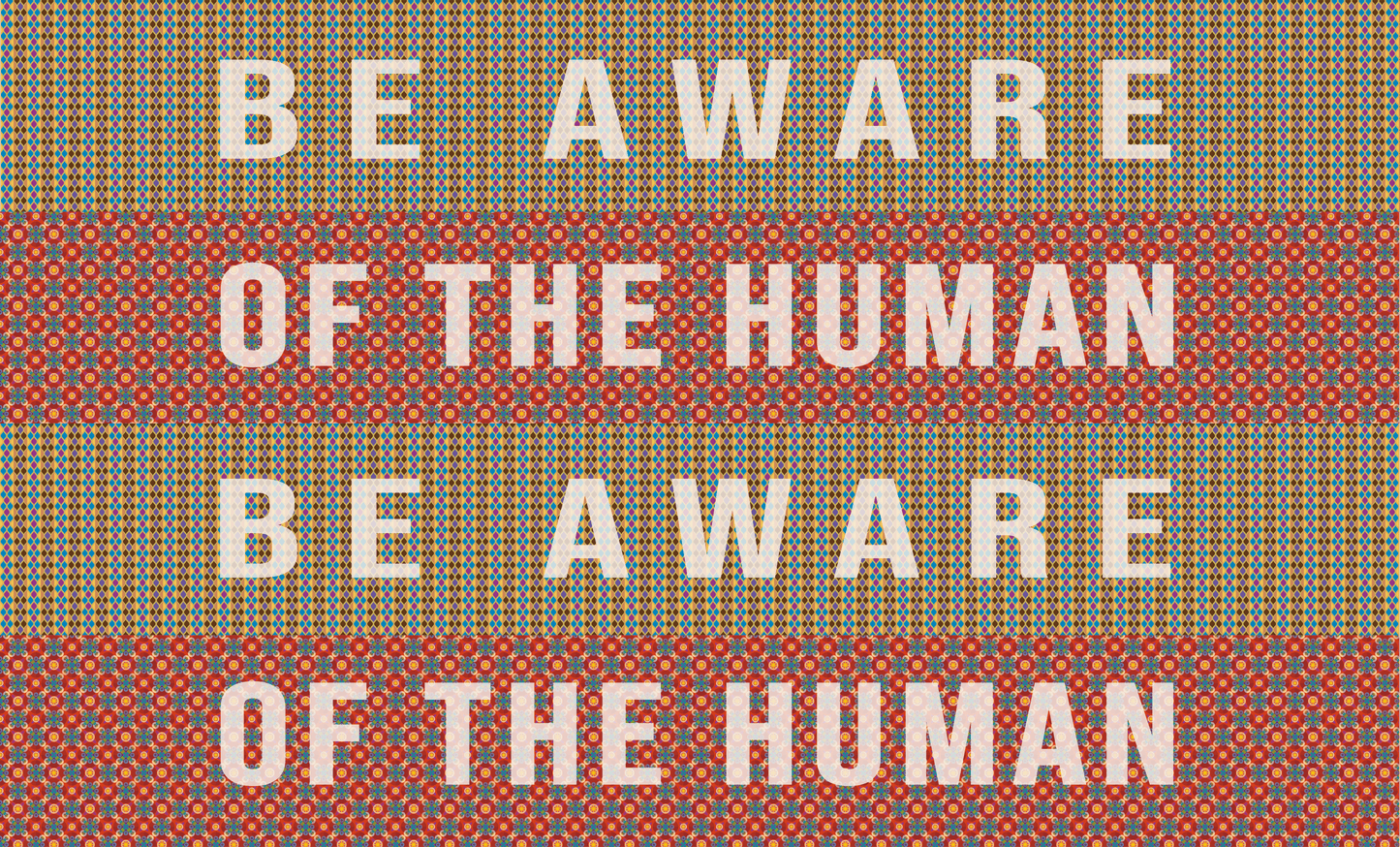 Door Mat 'Be aware of the Human' - Posterify