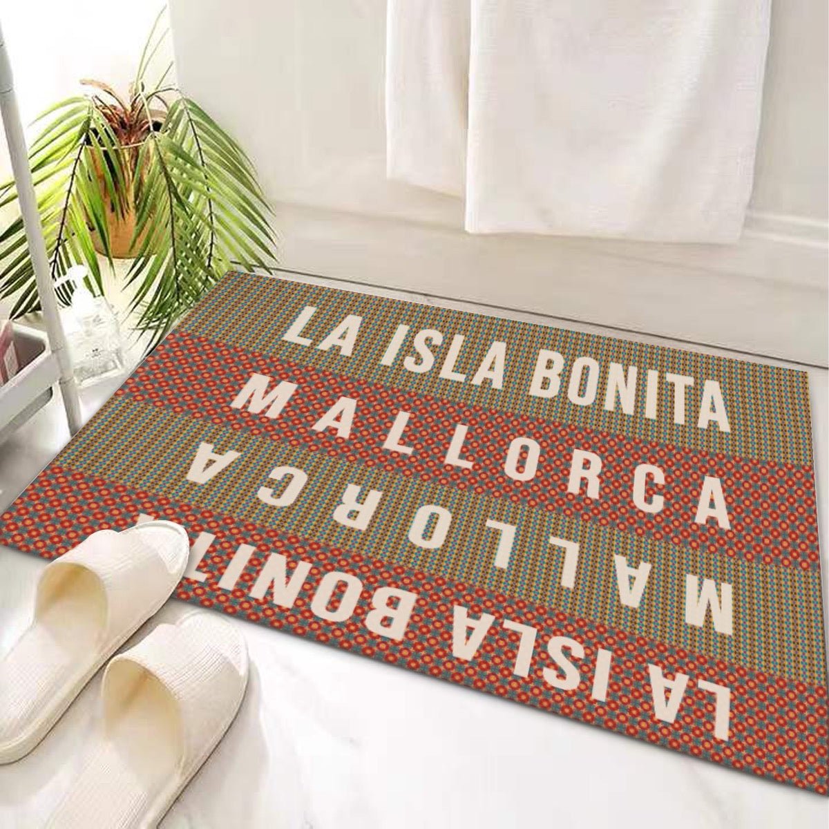 Door Mat 'La Isla Bonita Mallorca' - Posterify