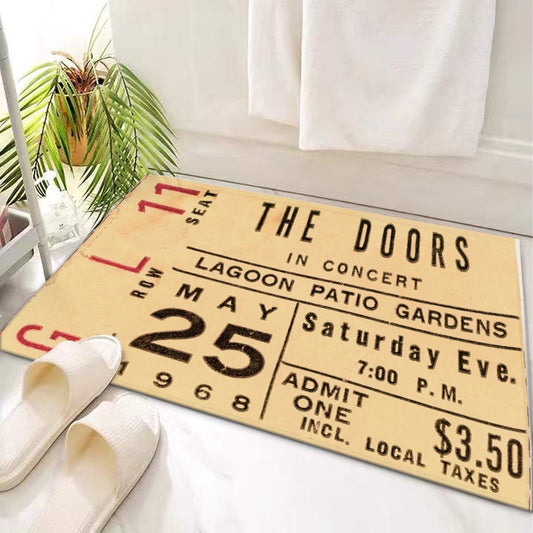 Door Mat Original concert ticket 'The Doors' - Posterify