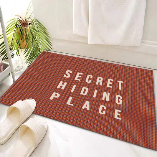 Door Mat 'Secret Hiding Place' - Posterify