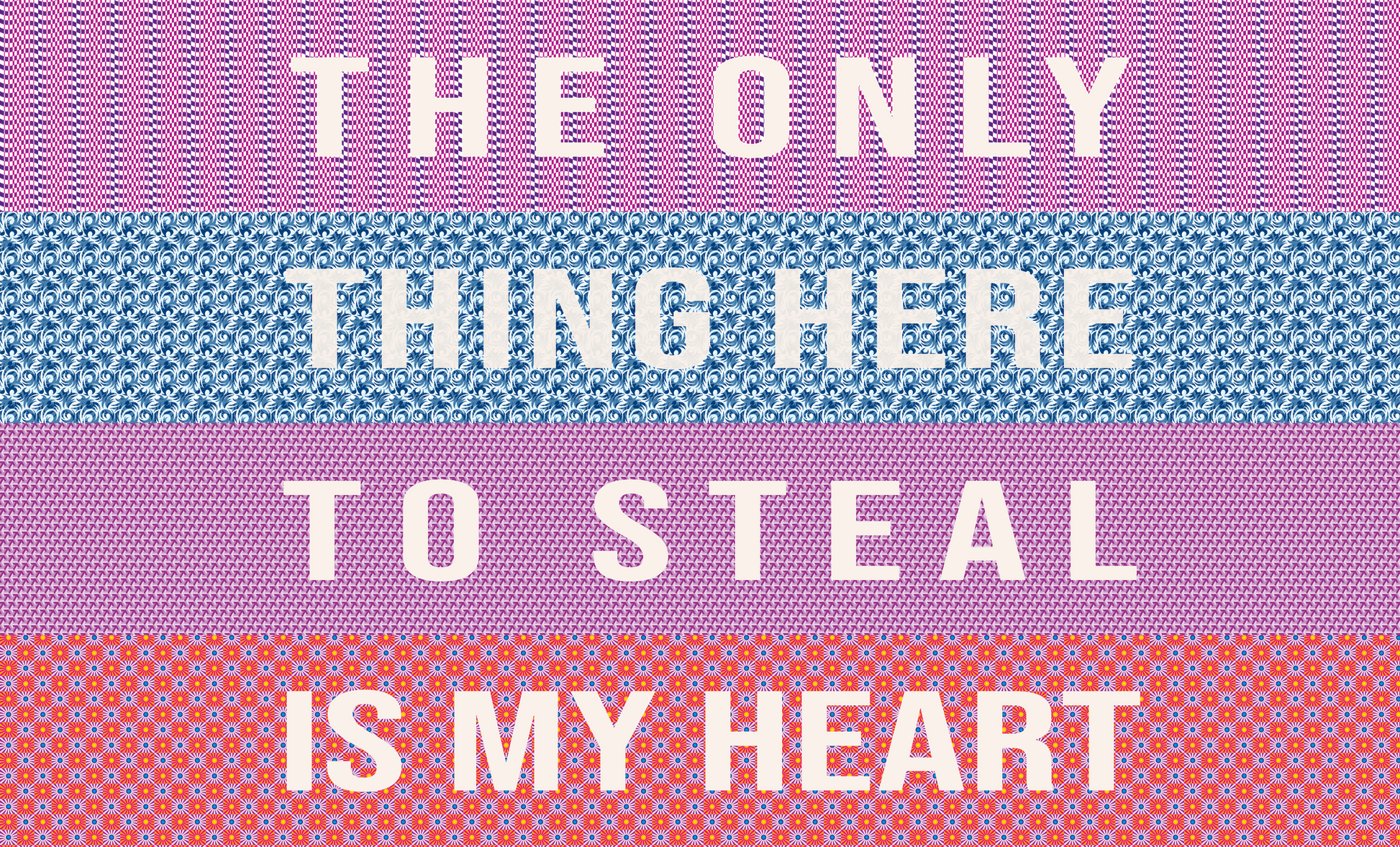 Door Mat 'The only thing here to steal is my heart' - Posterify