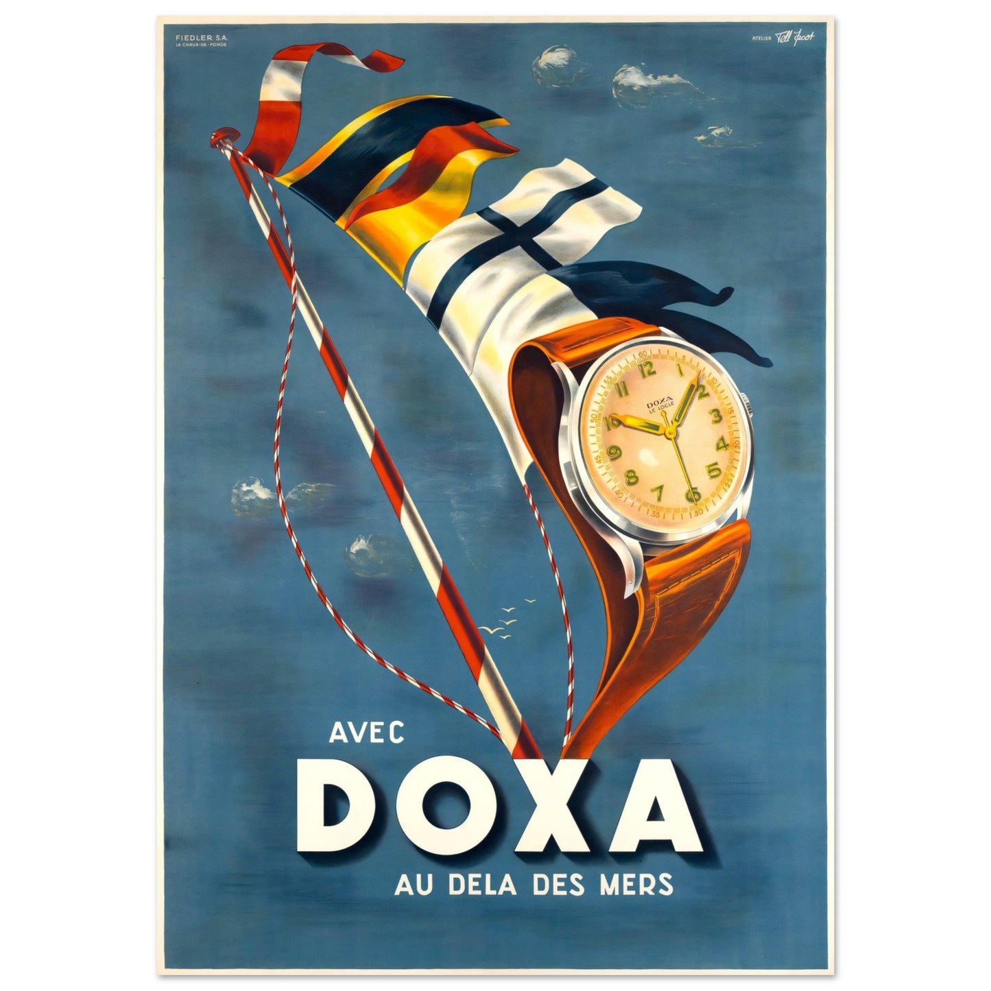 Doxa Vintage Premium Matte Paper Poster - Posterify