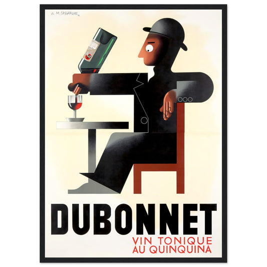 Dubonnet Vintage poster reprint on Premium Matte Paper - Posterify