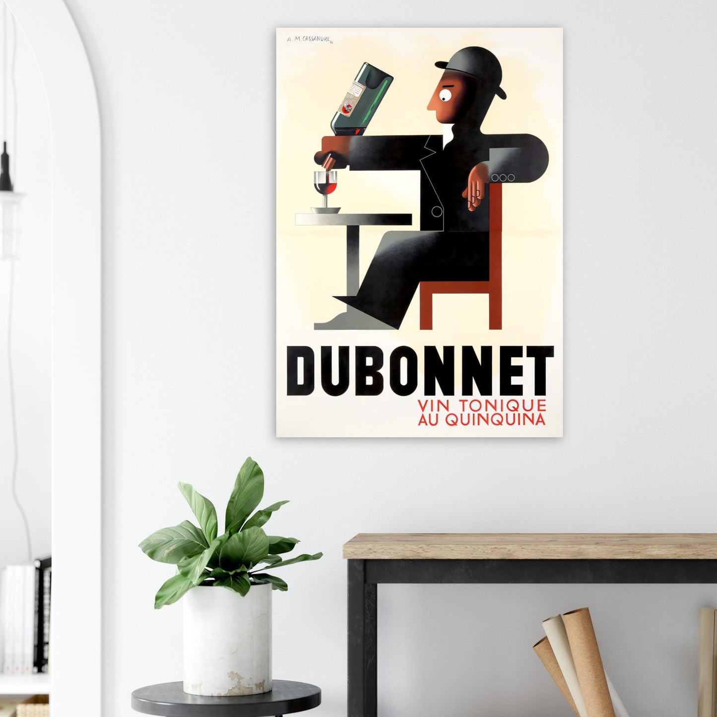 Dubonnet Vintage poster reprint on Premium Matte Paper - Posterify