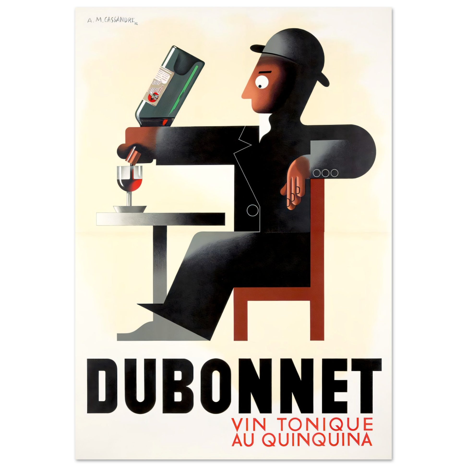 Dubonnet Vintage poster reprint on Premium Matte Paper - Posterify