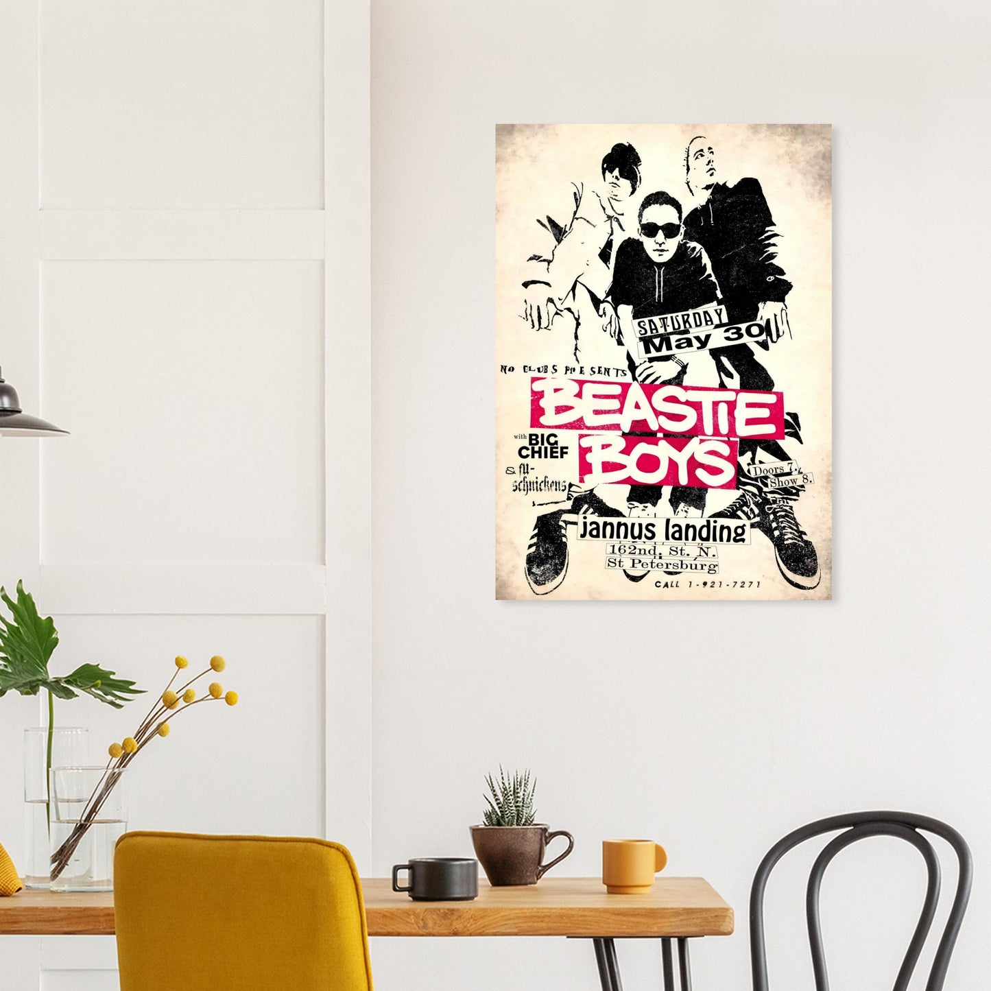 Bestie Boys Vintage Poster Reprint on Premium Matte Paper - Posterify