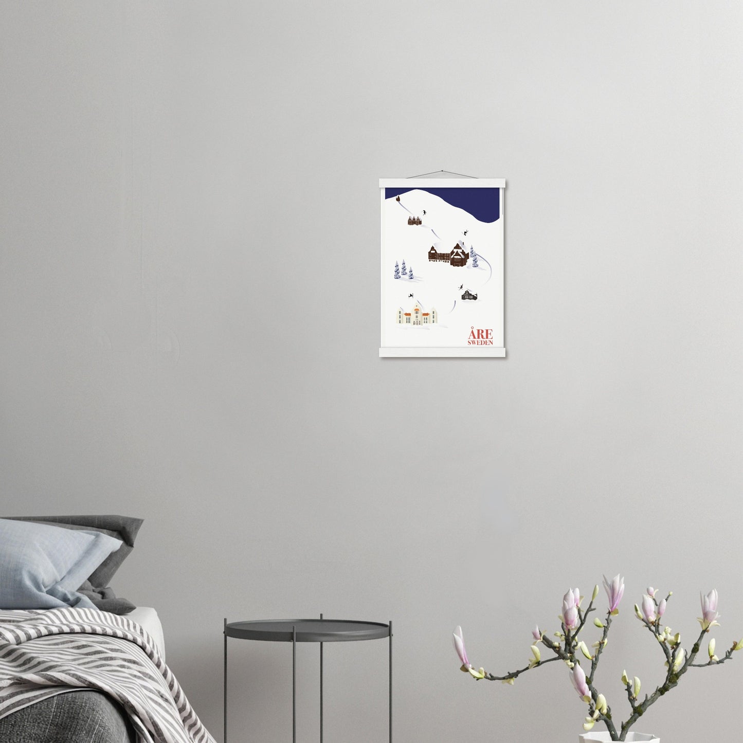 Åre, Sweden, Jump, by Posterify design, Premium Matte Paper Poster - Posterify