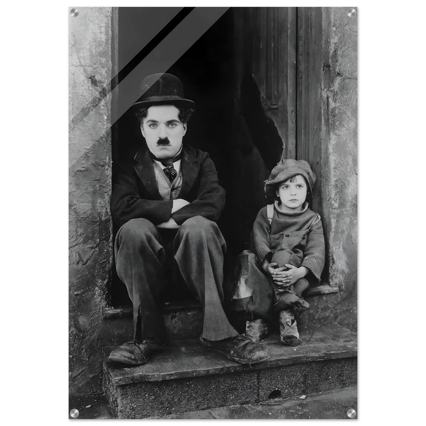 Charlie Chaplin, 'The Kid' Movie from 1921 - Posterify