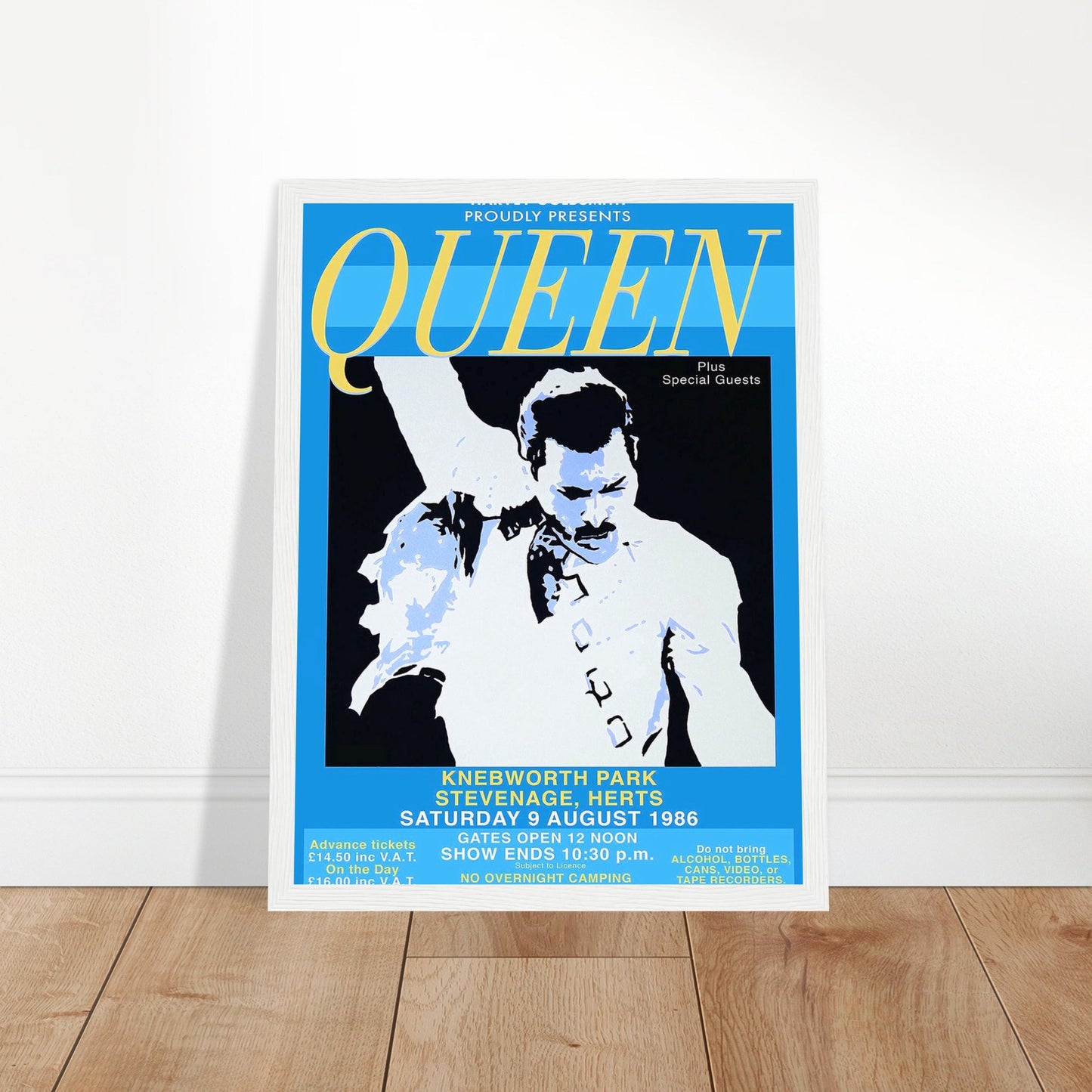 Queen Vintage Poster Reprint on Premium Matte Paper - Posterify