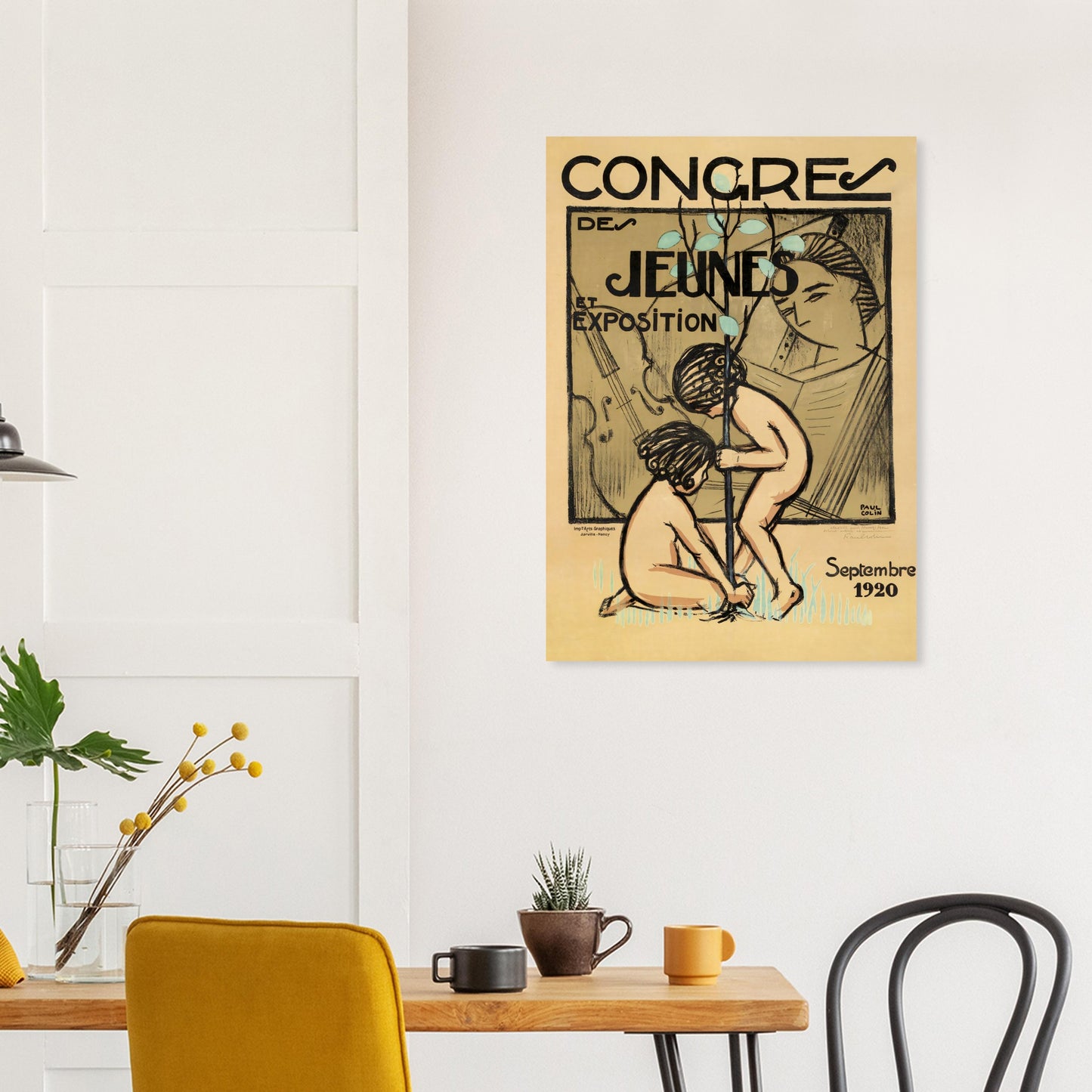 Vintage Poster reprint on premium matte paper - Posterify