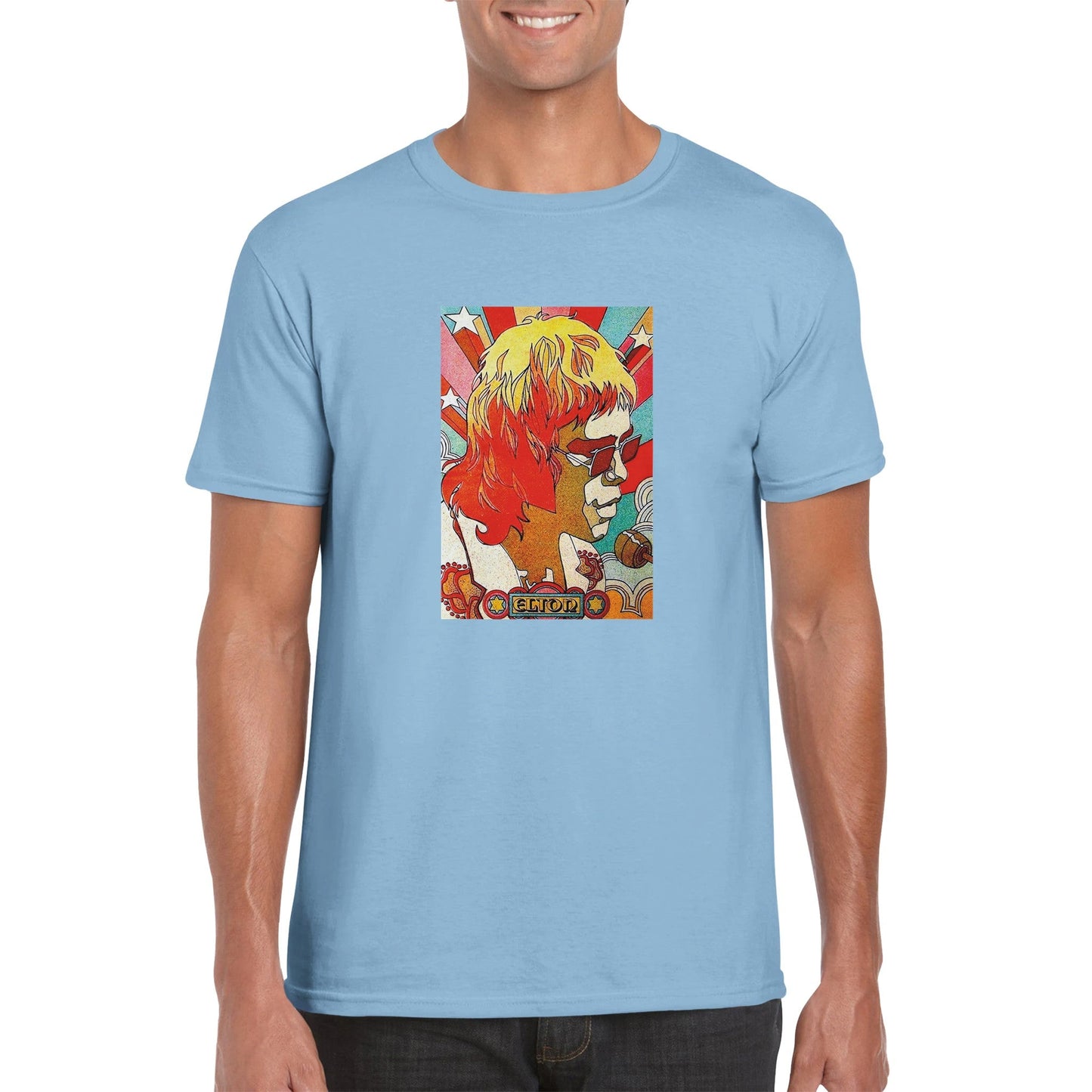 Elton Classic Unisex Crewneck T - shirt - Posterify