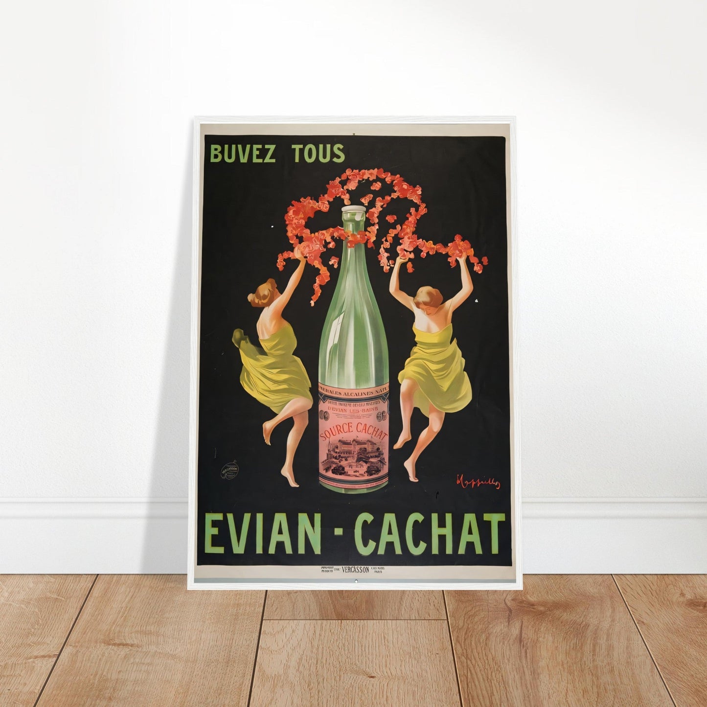 Evian Vintage Poster Reprint on Premium matte Paper - Posterify