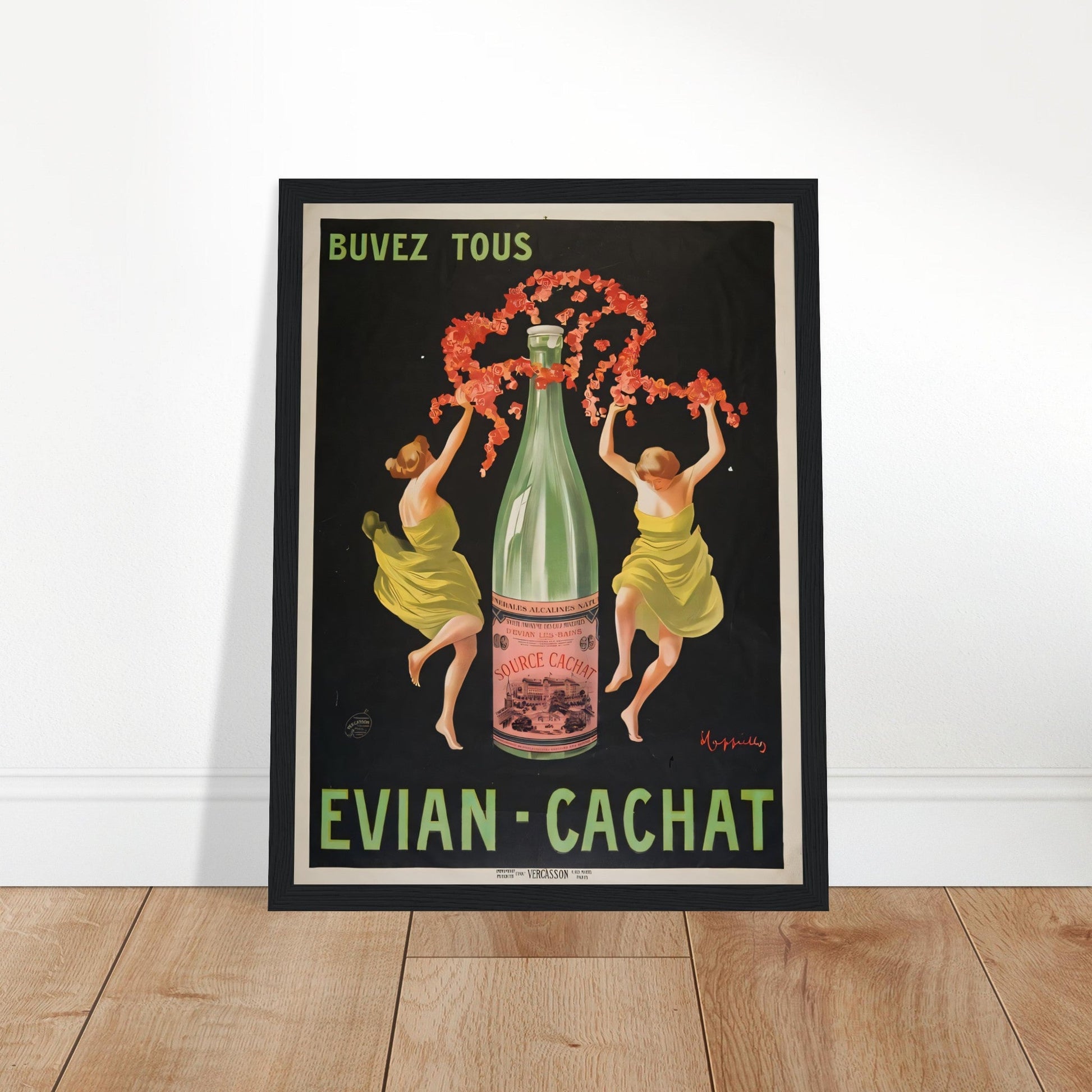 Evian Vintage Poster Reprint on Premium matte Paper - Posterify