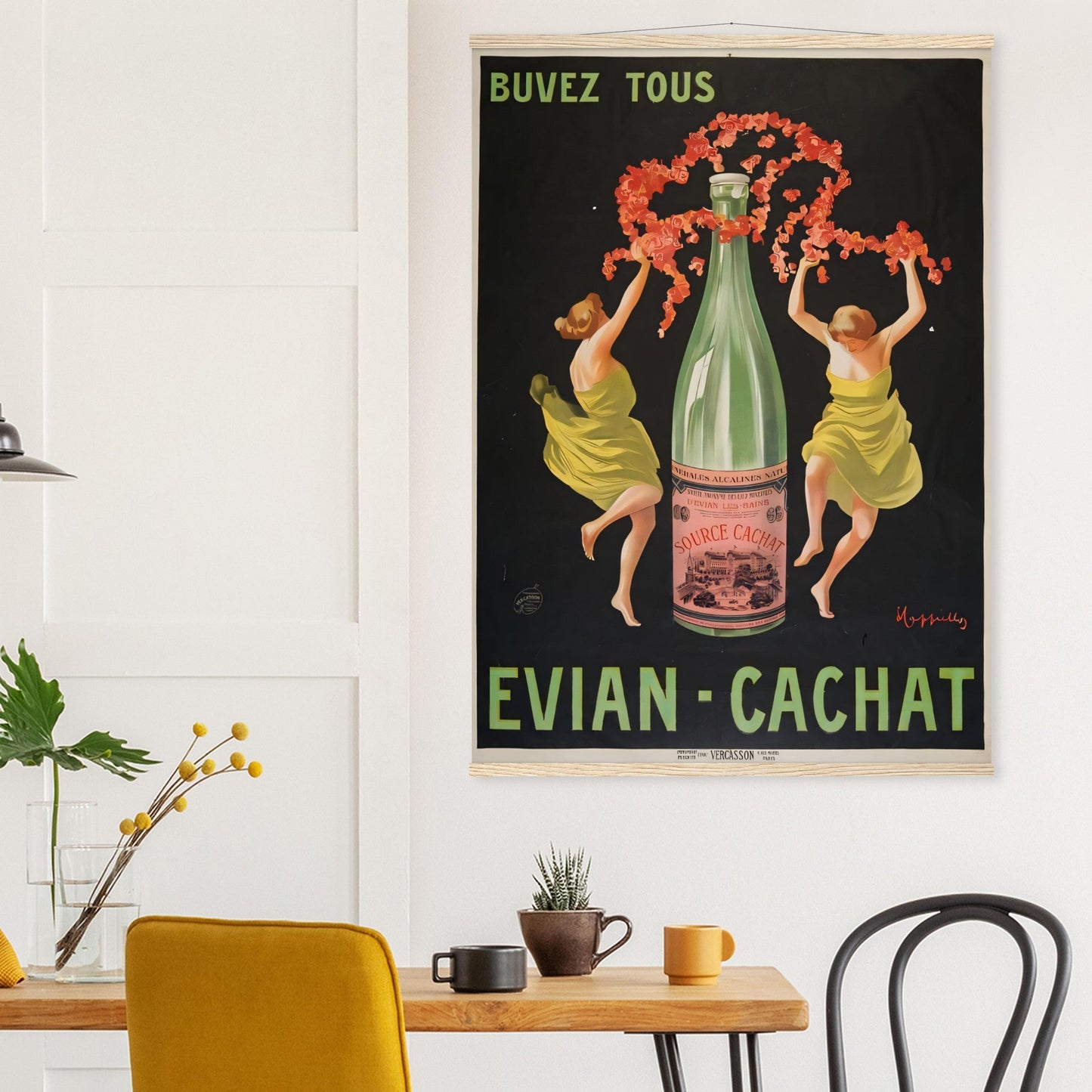 Evian Vintage Poster Reprint on Premium matte Paper - Posterify