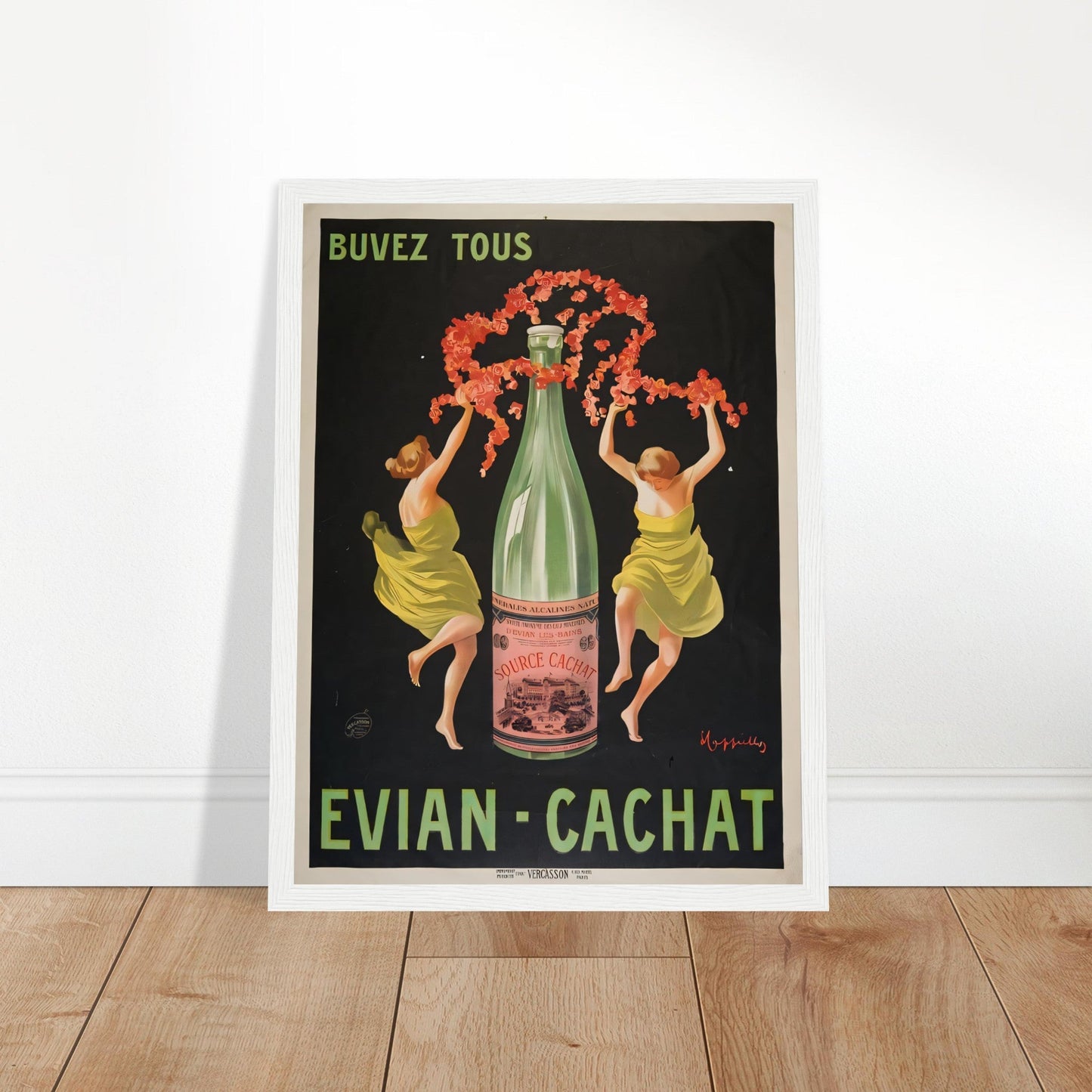 Evian Vintage Poster Reprint on Premium matte Paper - Posterify