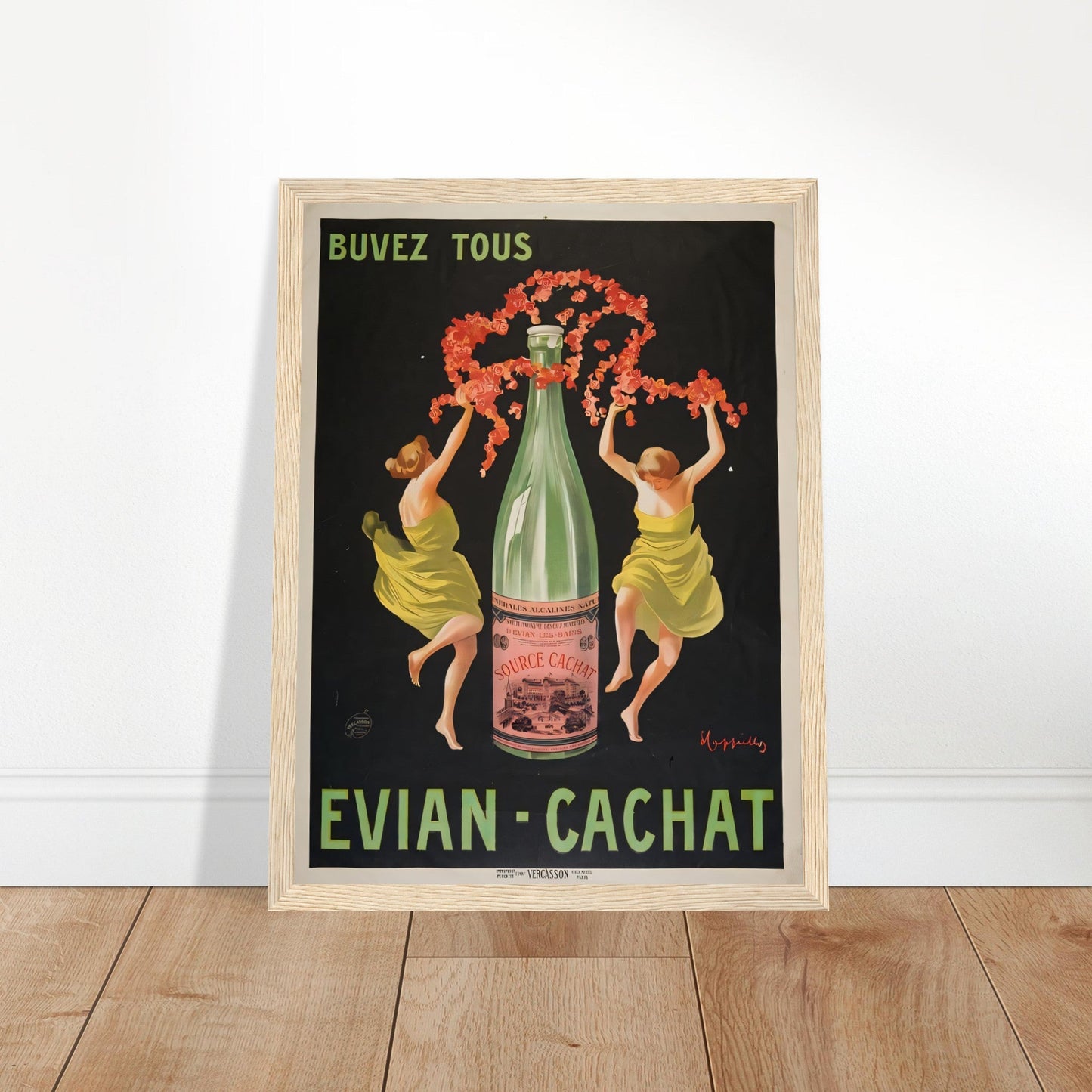 Evian Vintage Poster Reprint on Premium matte Paper - Posterify