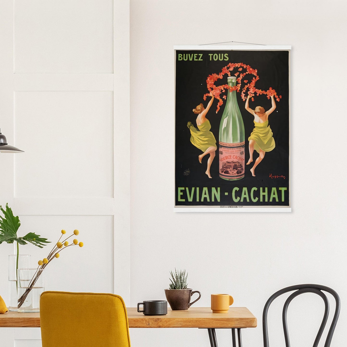 Evian Vintage Poster Reprint on Premium matte Paper - Posterify